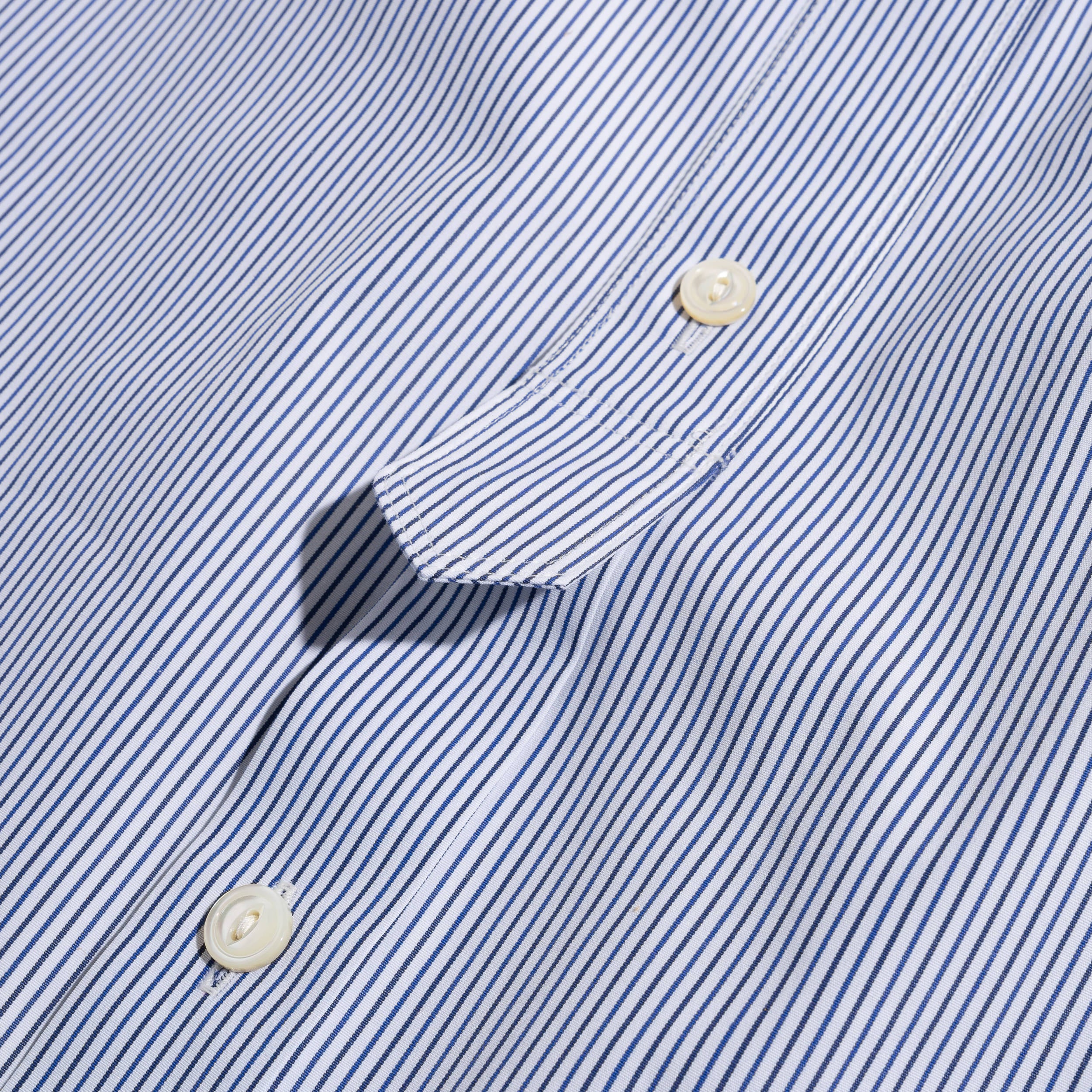 JWM Pinstripe Shirt Blue WP-B016-051-1