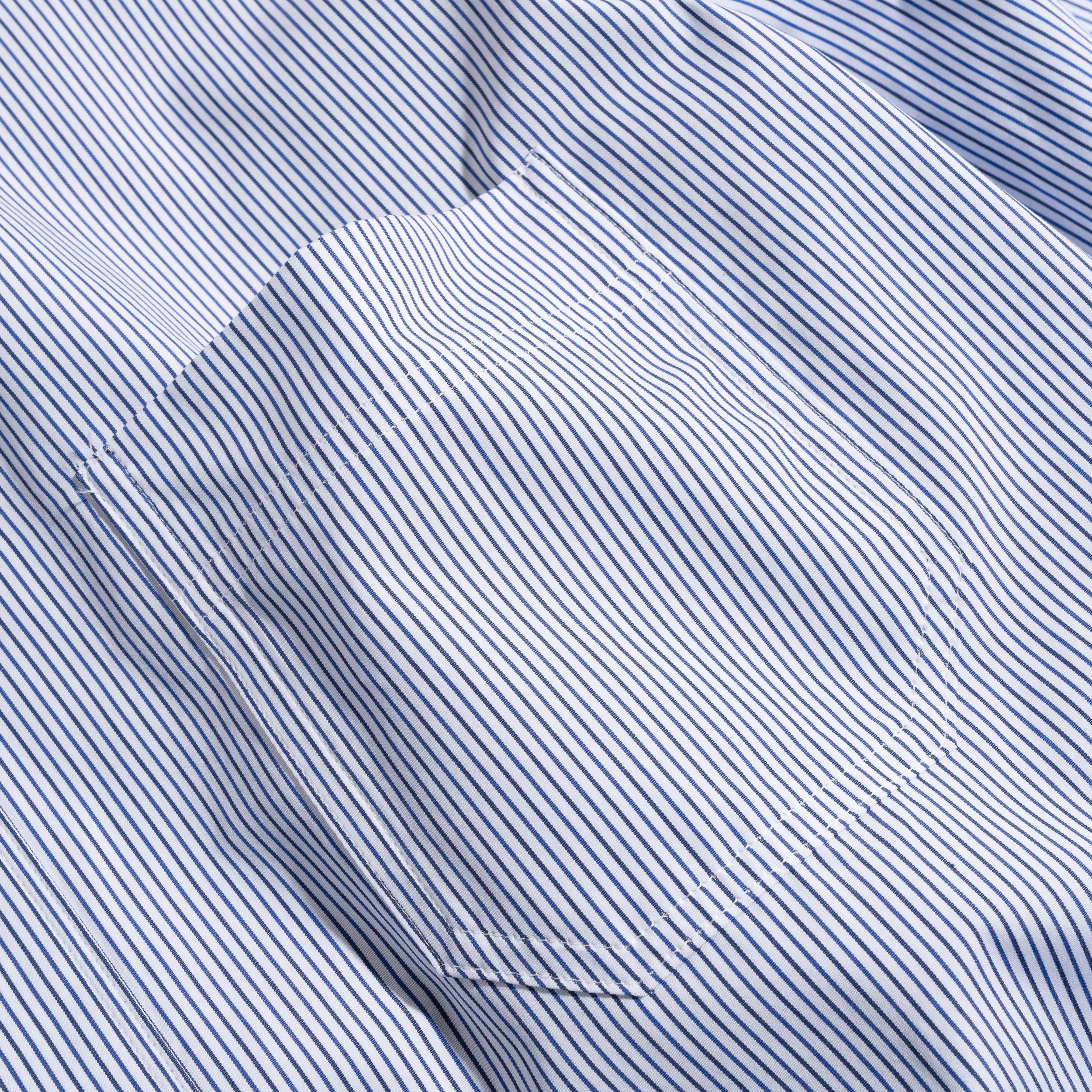JWM Pinstripe Shirt Blue WP-B016-051-1