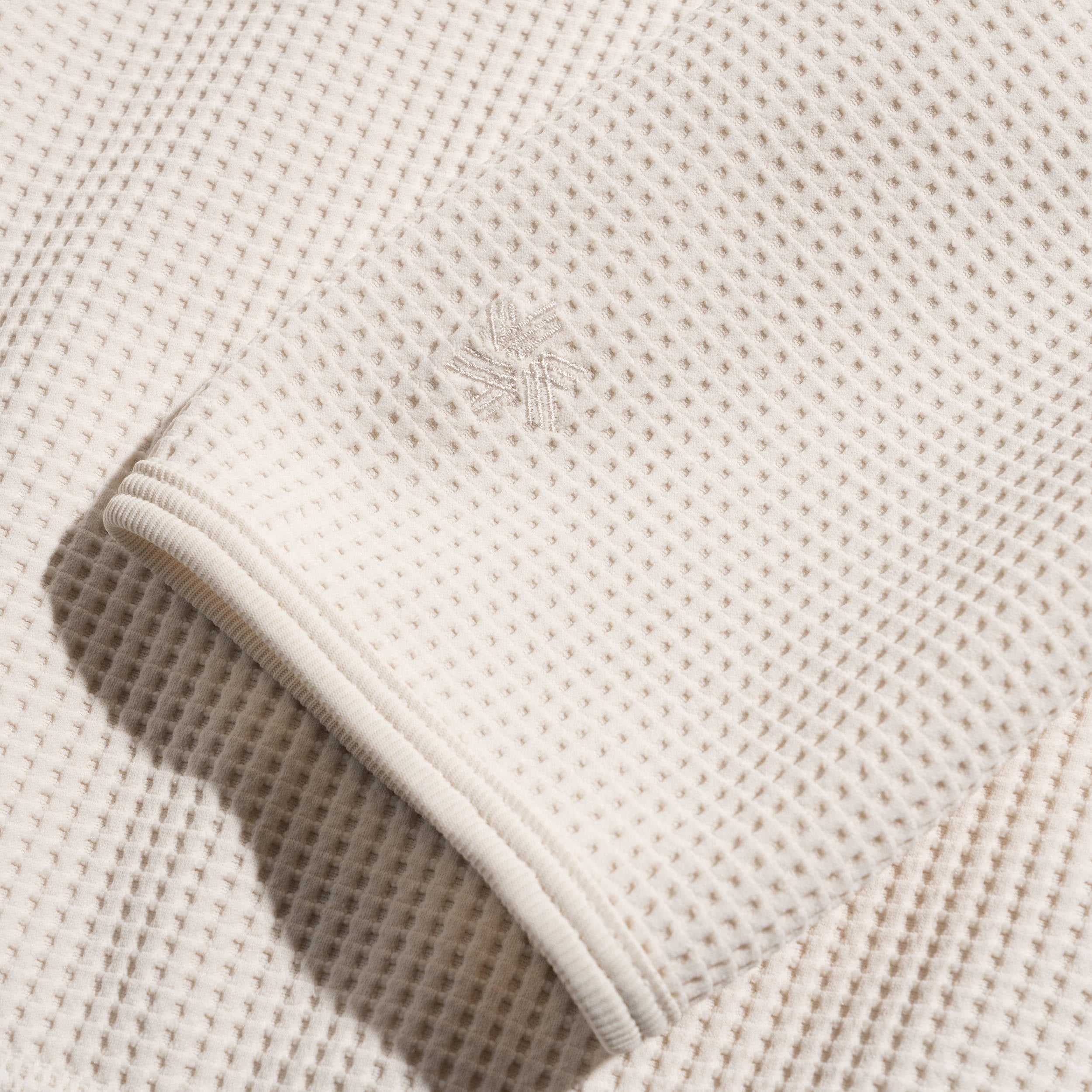 Waffle Light LS Tee Ivory GL45142