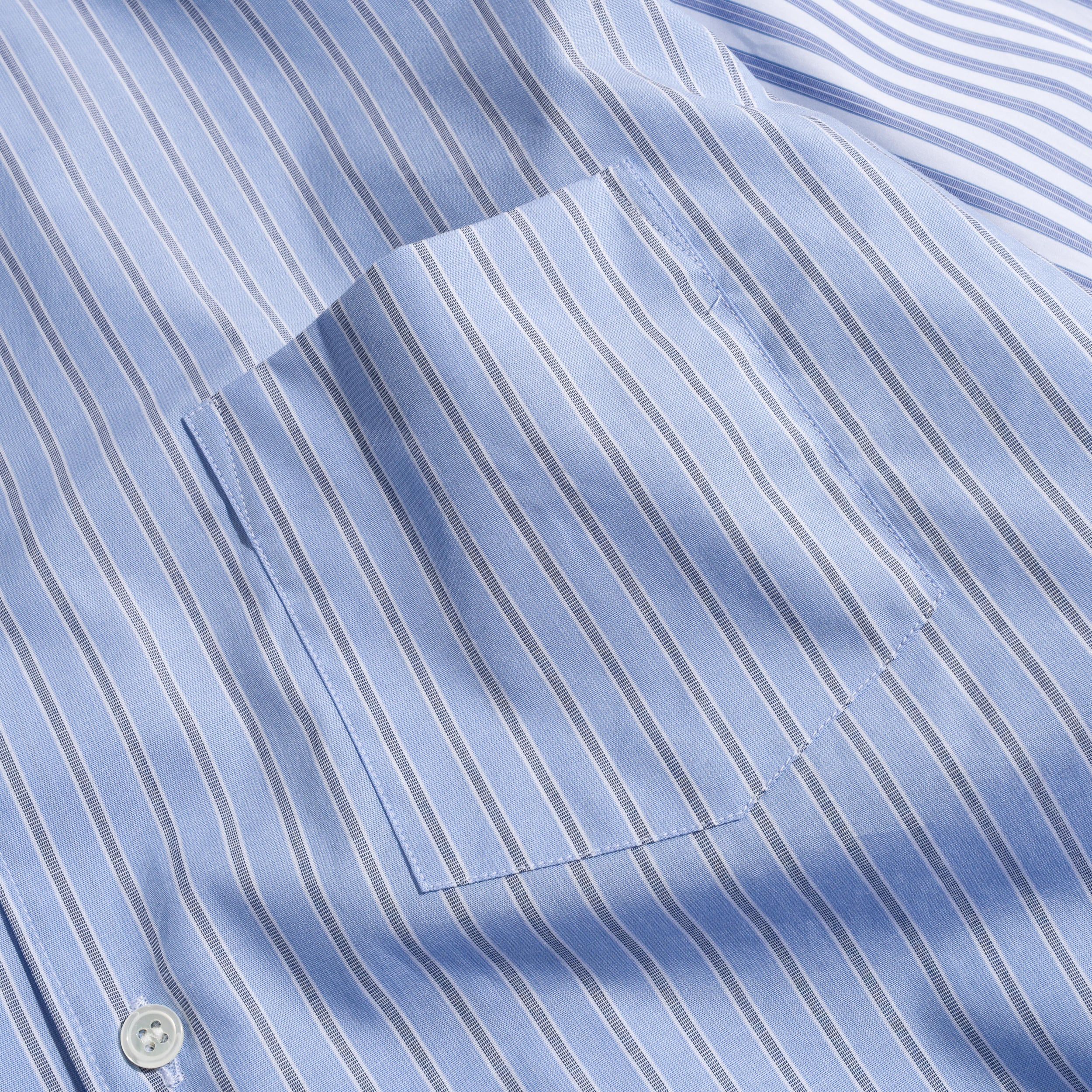 CDG Shirt Multi Stripe Shirt Blue FP-B039-W25