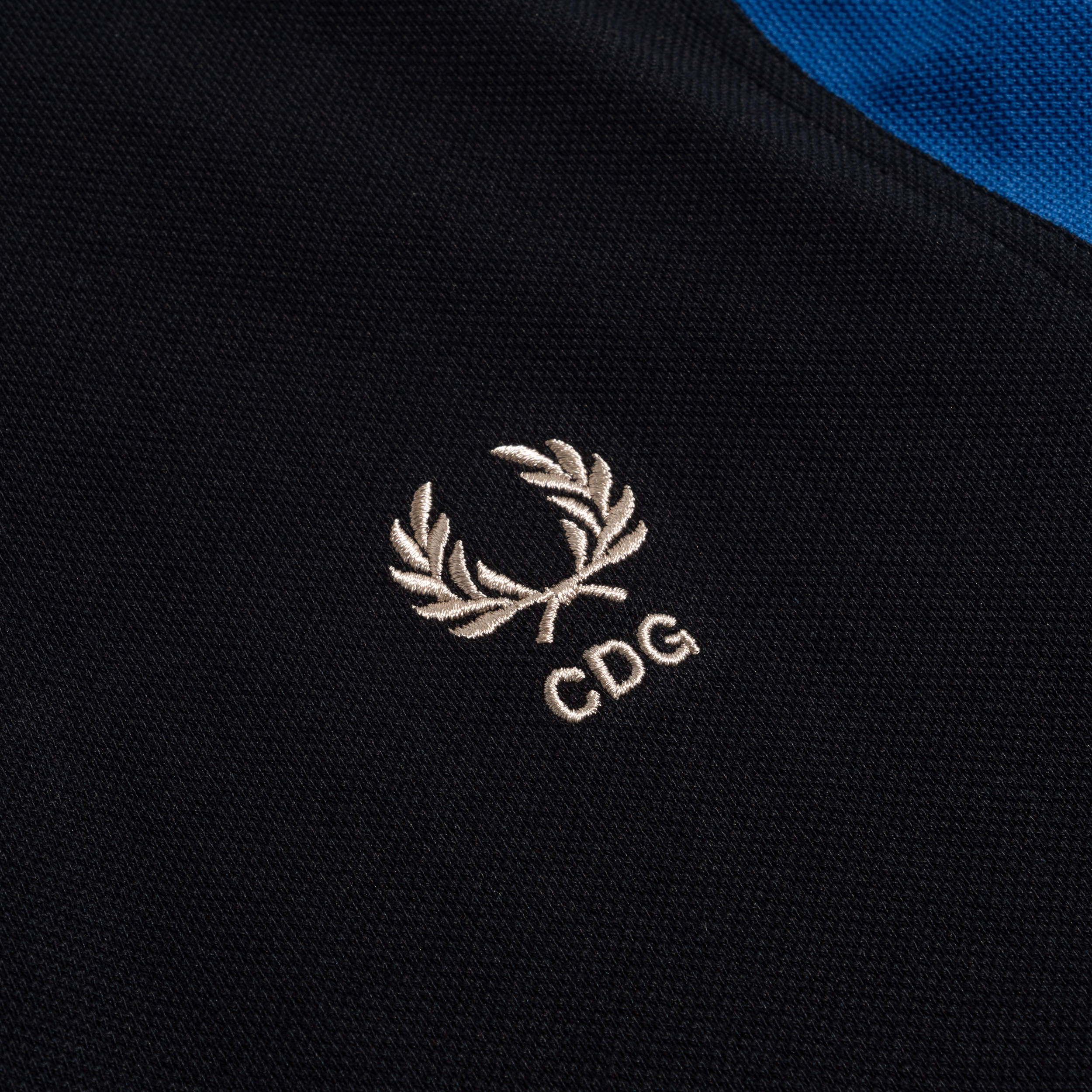 CDG Shirt x Fred Perry S/S Polo Shirt Black/Grey FP-T502-W25