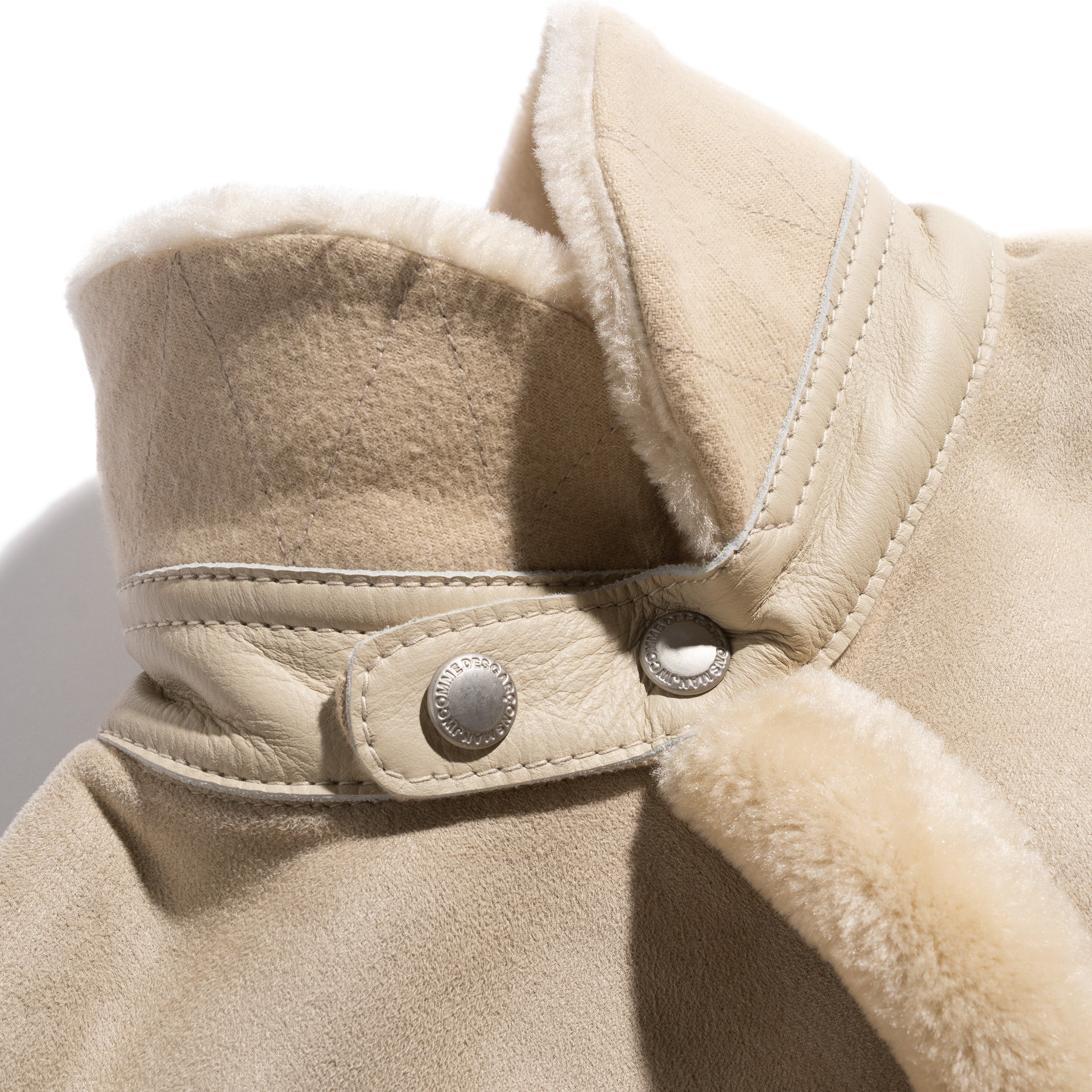 JWM Shearling Work Jacket Beige WP-J025-051-1