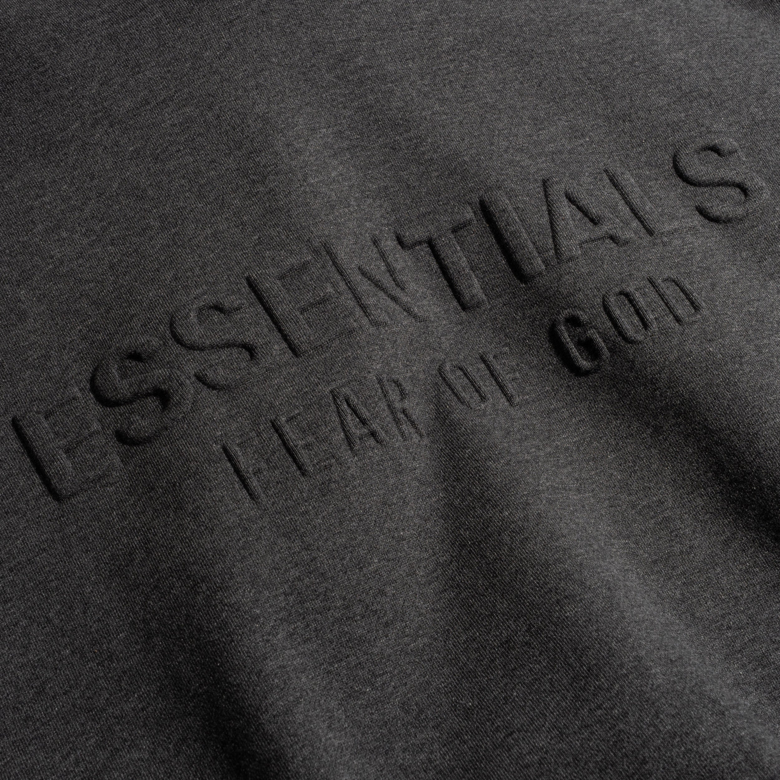 Embossed Classic Hoodie Charcoal Heather 192HO256211F