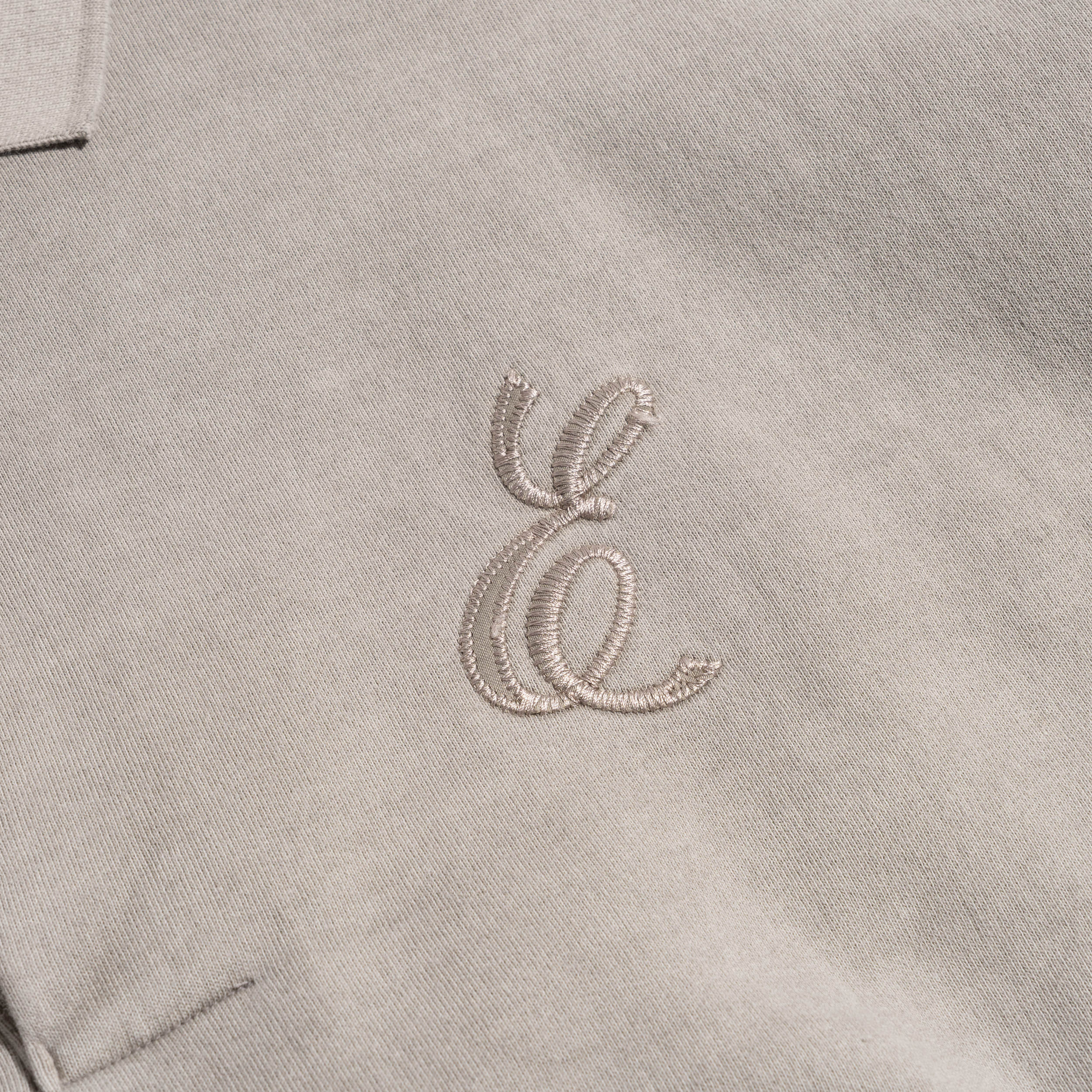 Classic Polo Sweatshirt Smoke Grey 192HO252041F