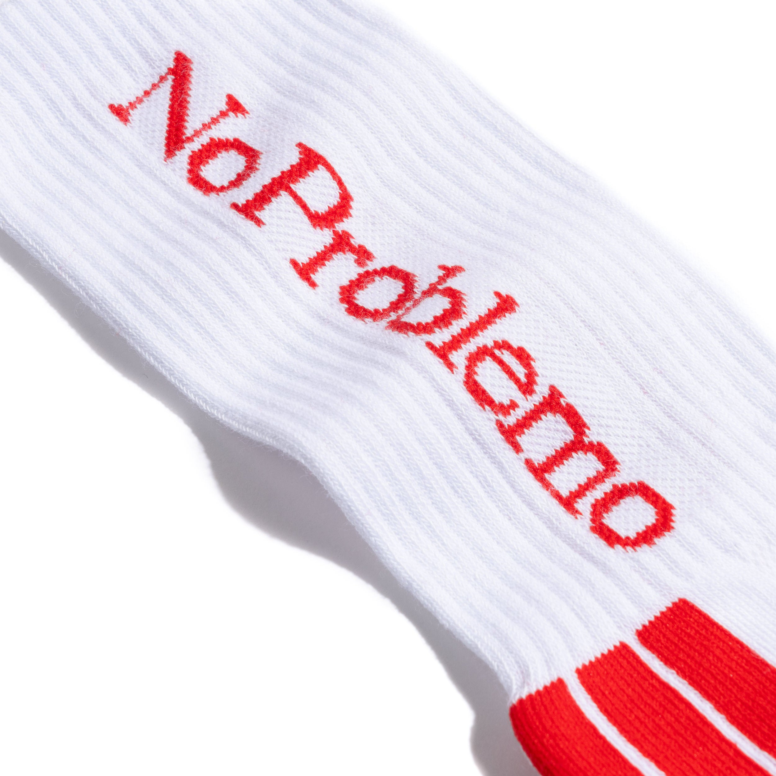 No Problemo Sock White NP0004305