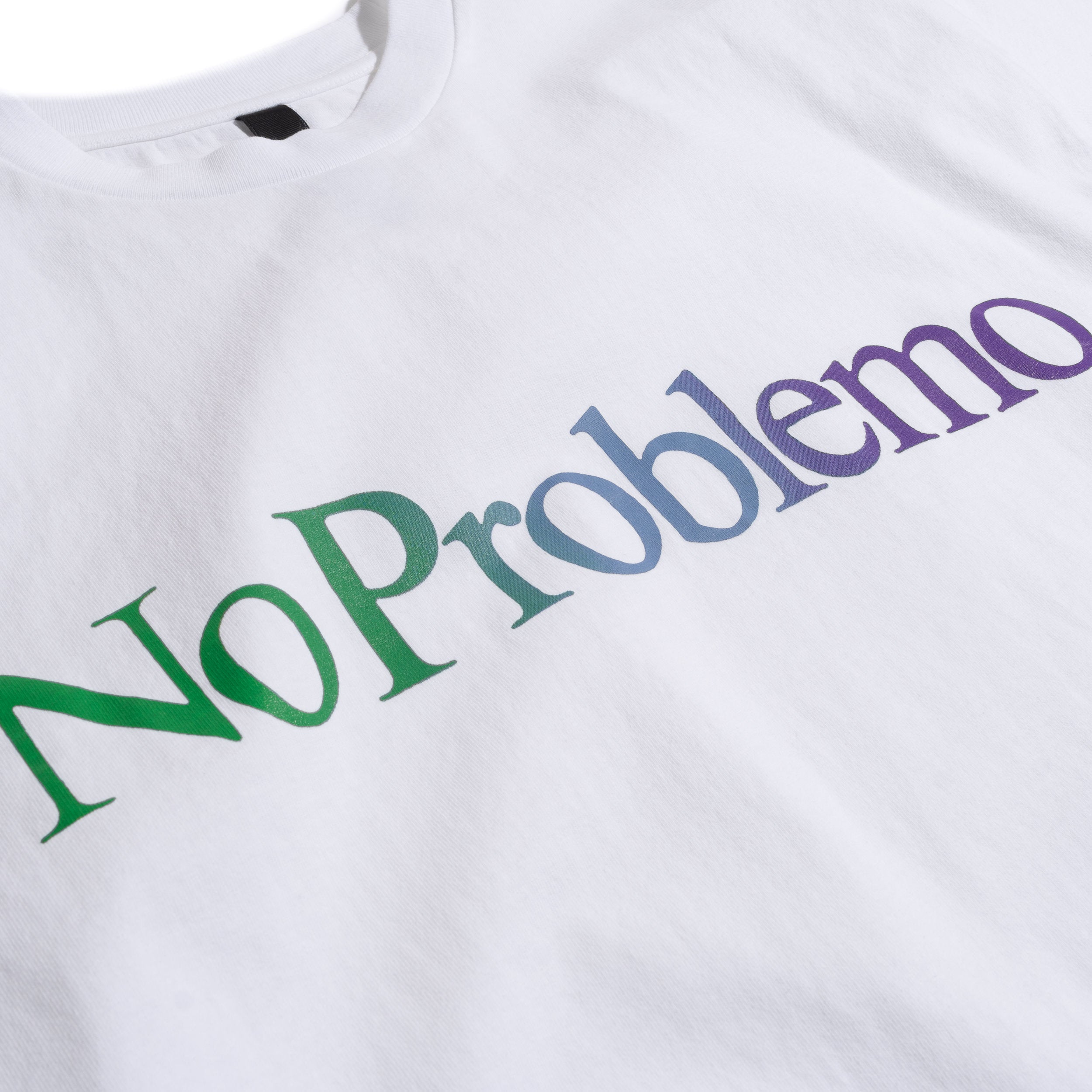 No Problemo Gradient SS Tee White NP6001805