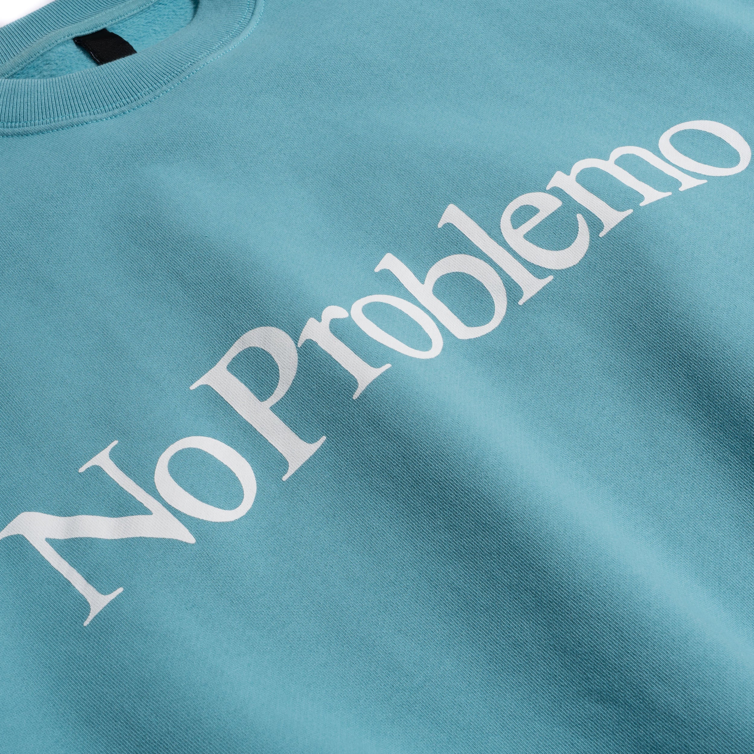 No Problemo Sweatshirt Aqua NP2000205