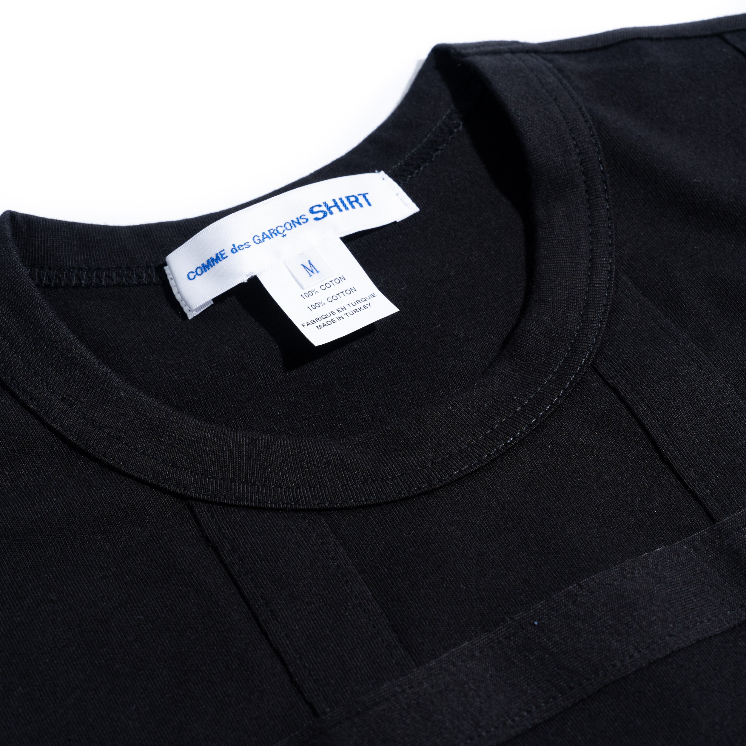 CDG SHIRT Lattice Tee Black FO-T009-S25-1 – Capsule