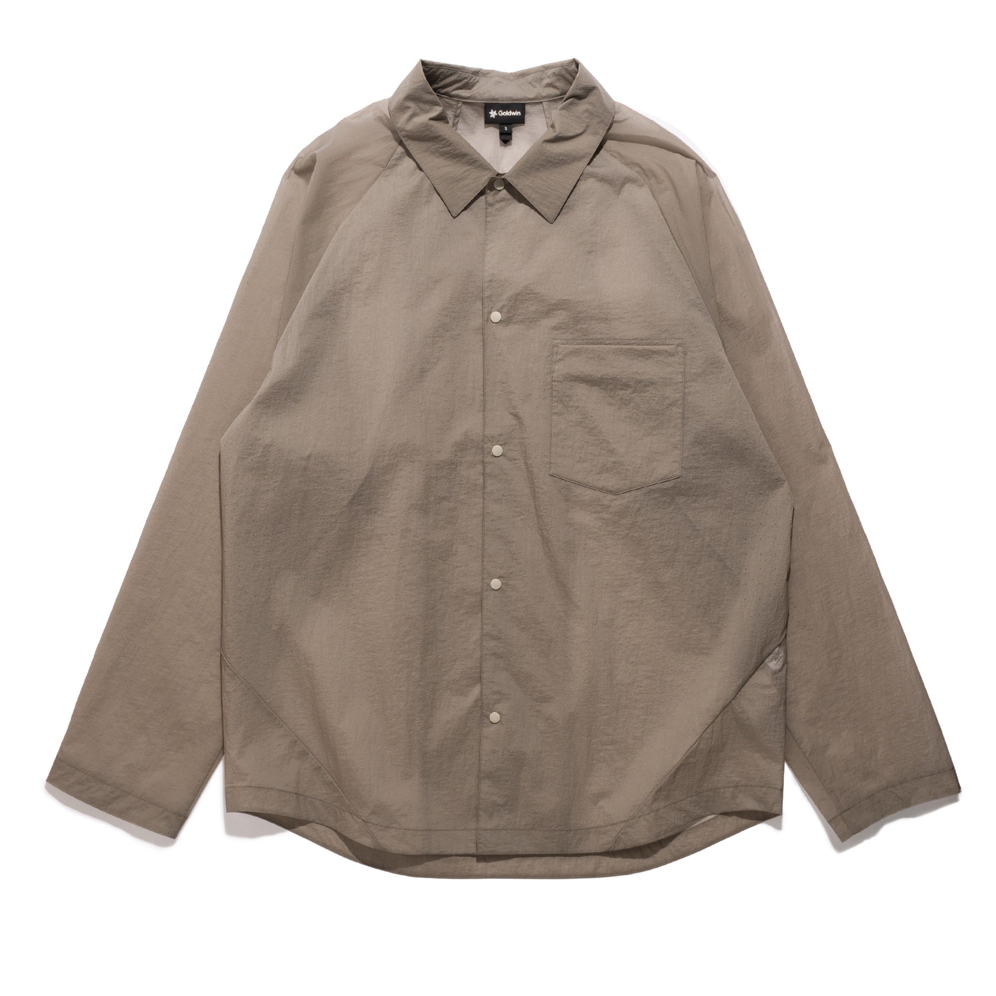 Sheer Nylon Wind Shirt Arid Beige GL56140