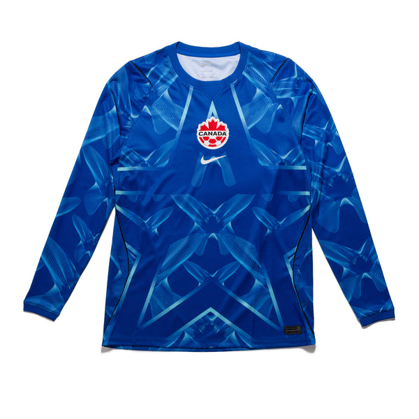 Nike Team Canada Stadium Goal Keeper Jersey Lyon Blue P35894-J000681
