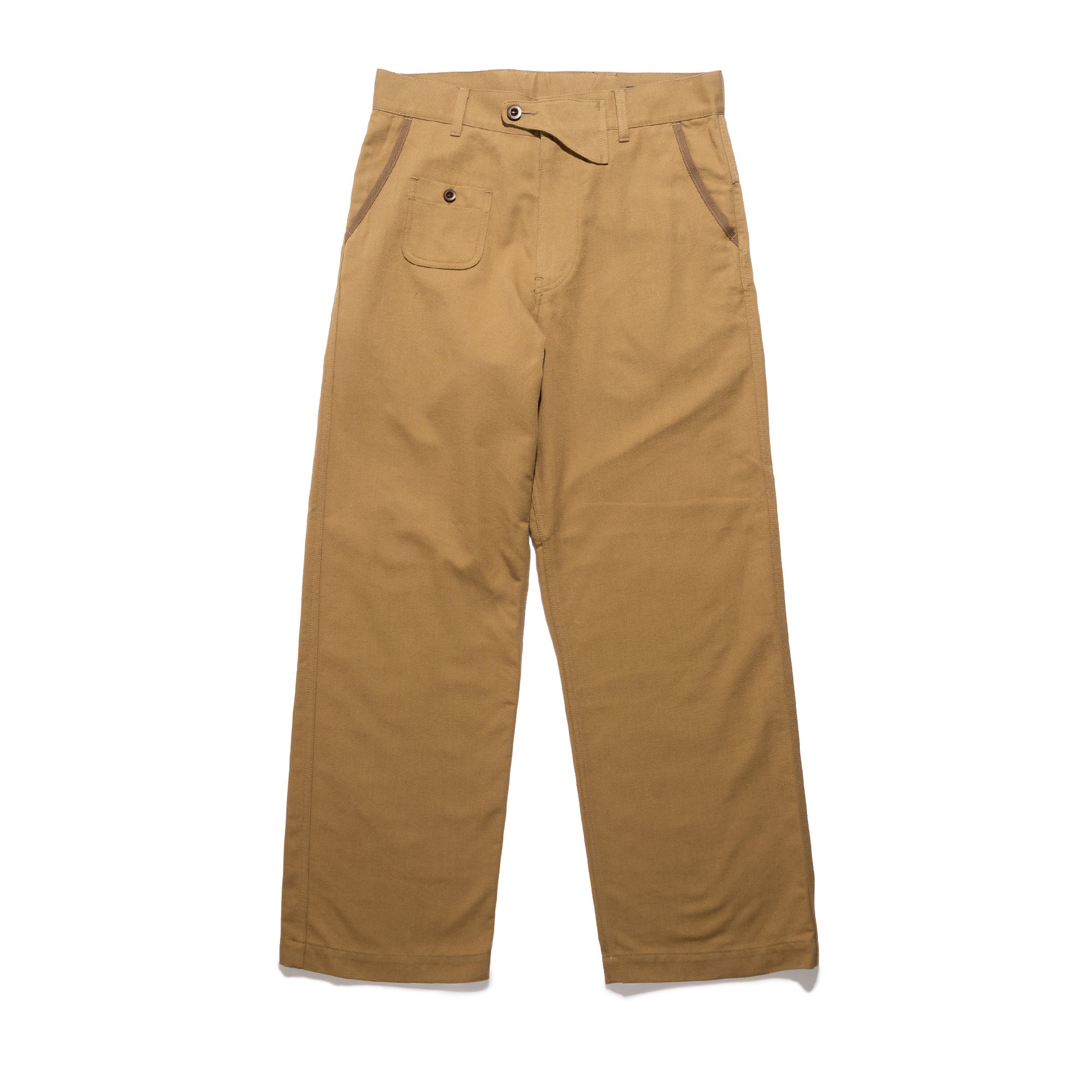 JWM Wool Blend Work Trouser Khaki WQ-P032-051-1