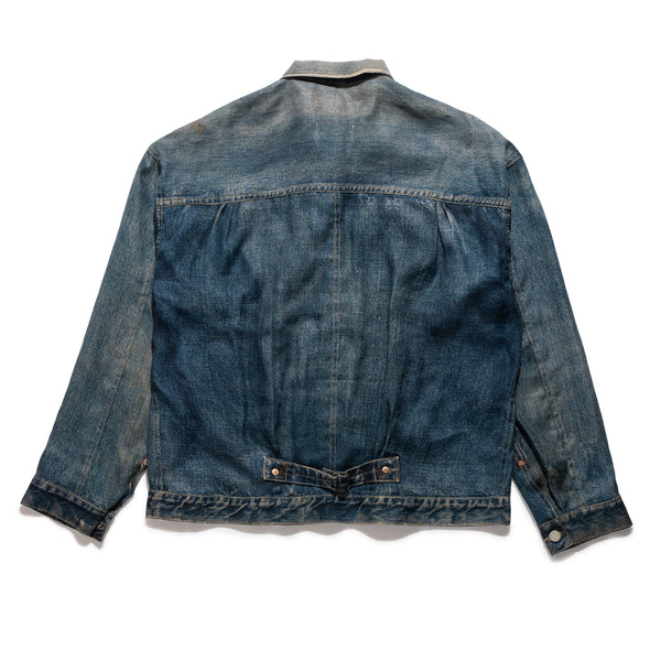 JWM X Levis Type I Linen Denim Jacket Vintage Blue WQ-J904-100-1