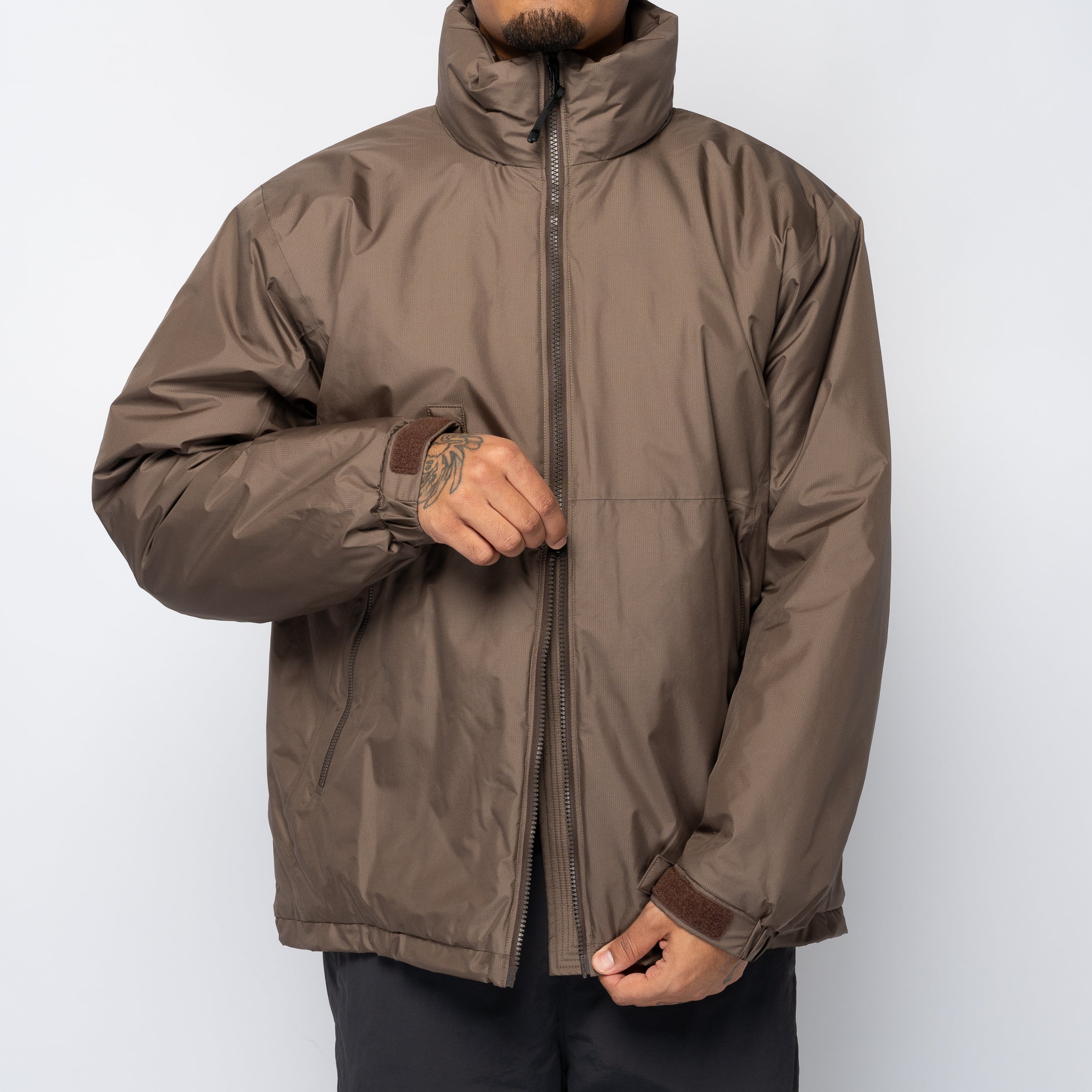 Windstopper by GTX Puffy Jacket Taupe Mocha GL25331