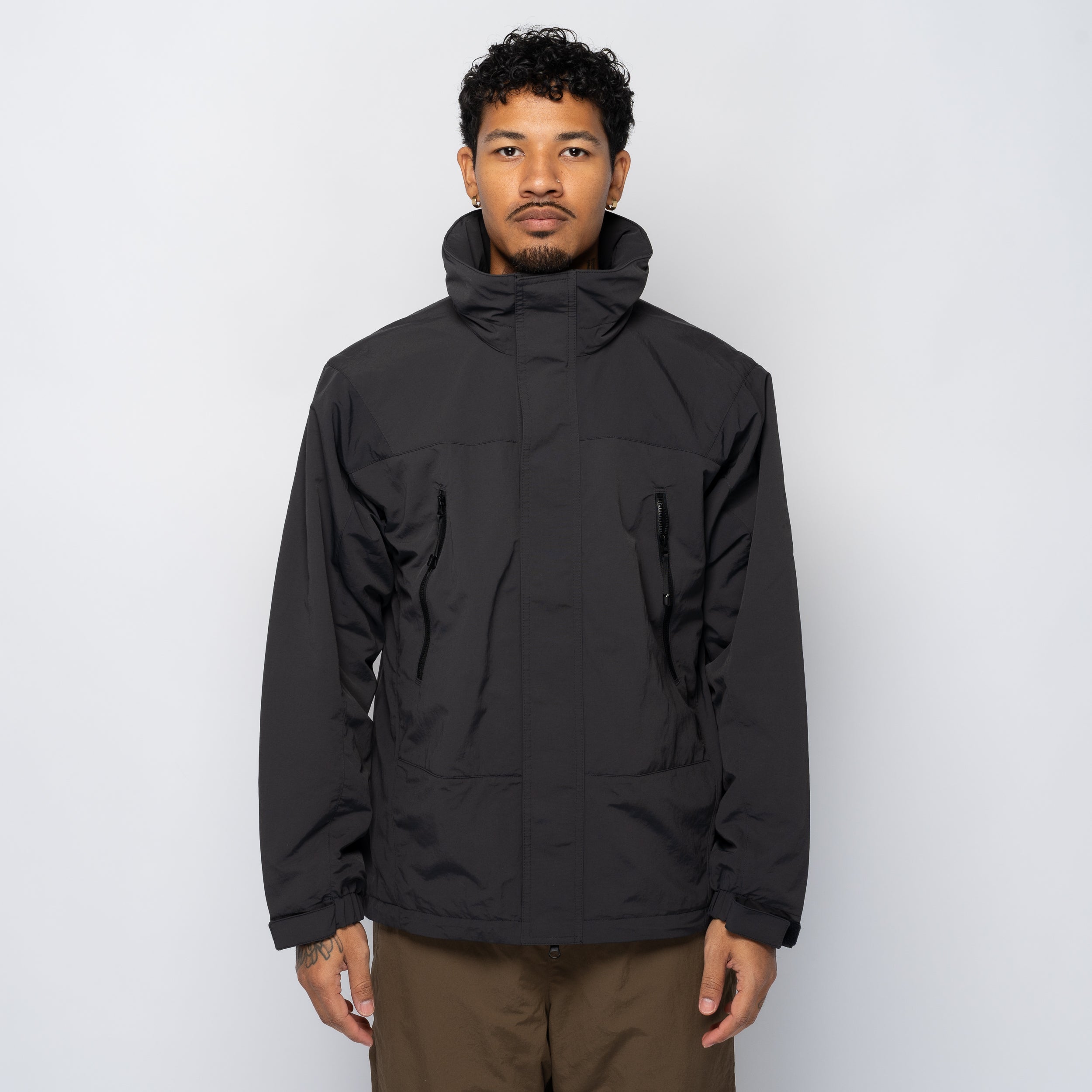 Dope Dyed Tussah Warmer Jacket Deep Charcoal GL25330