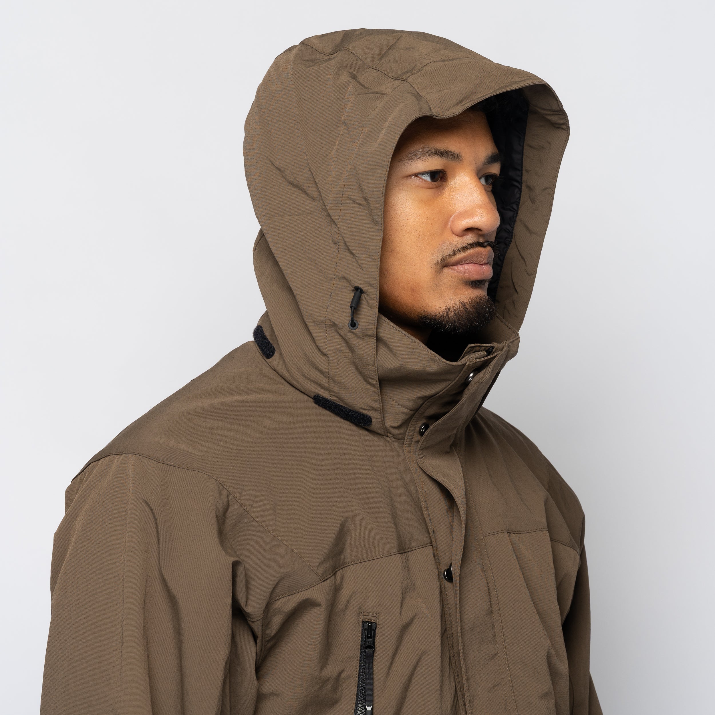 Dope Dyed Tussah Warmer Jacket Morel GL25330