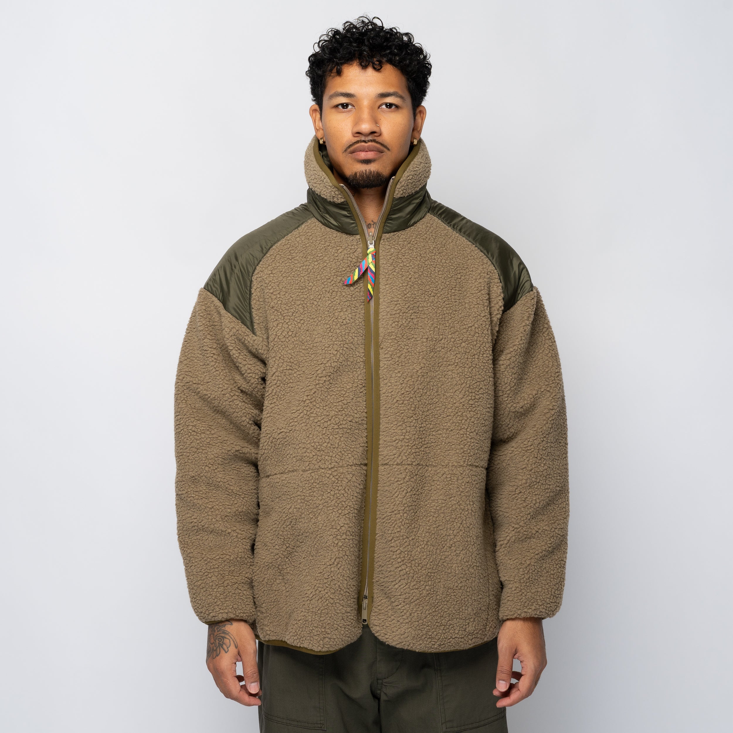Reversible Fleece Down x Taion Khaki