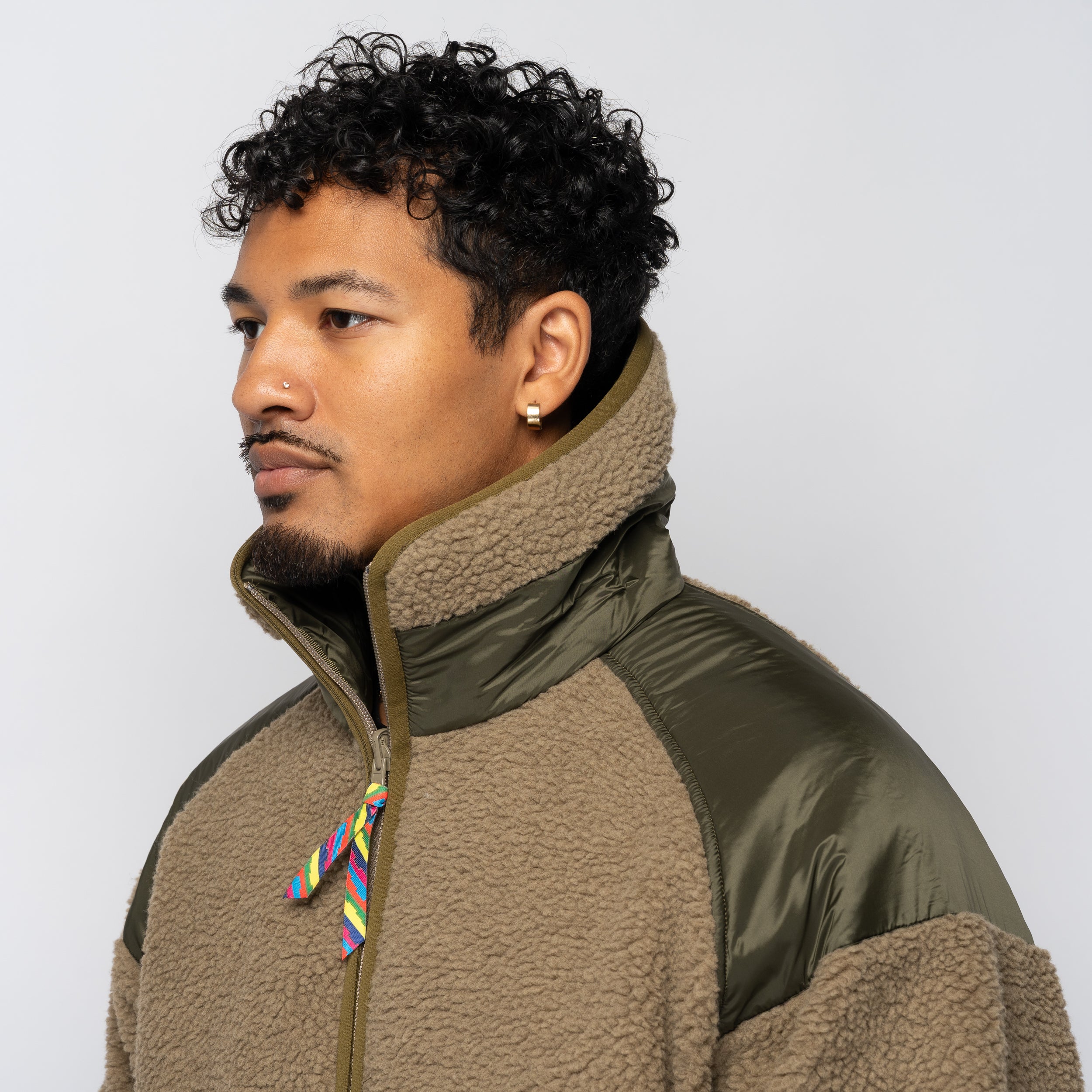 Reversible Fleece Down x Taion Khaki