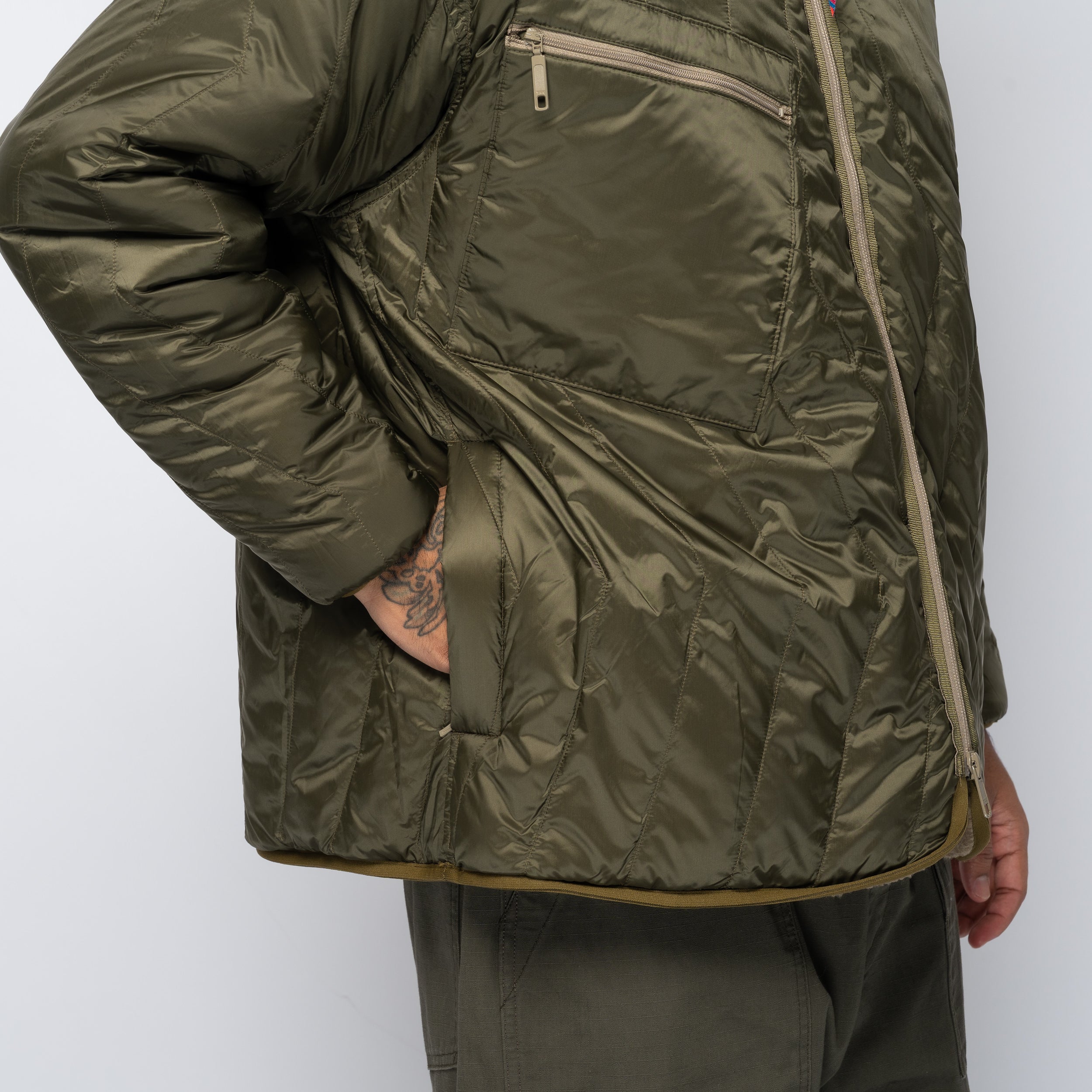 Reversible Fleece Down x Taion Khaki