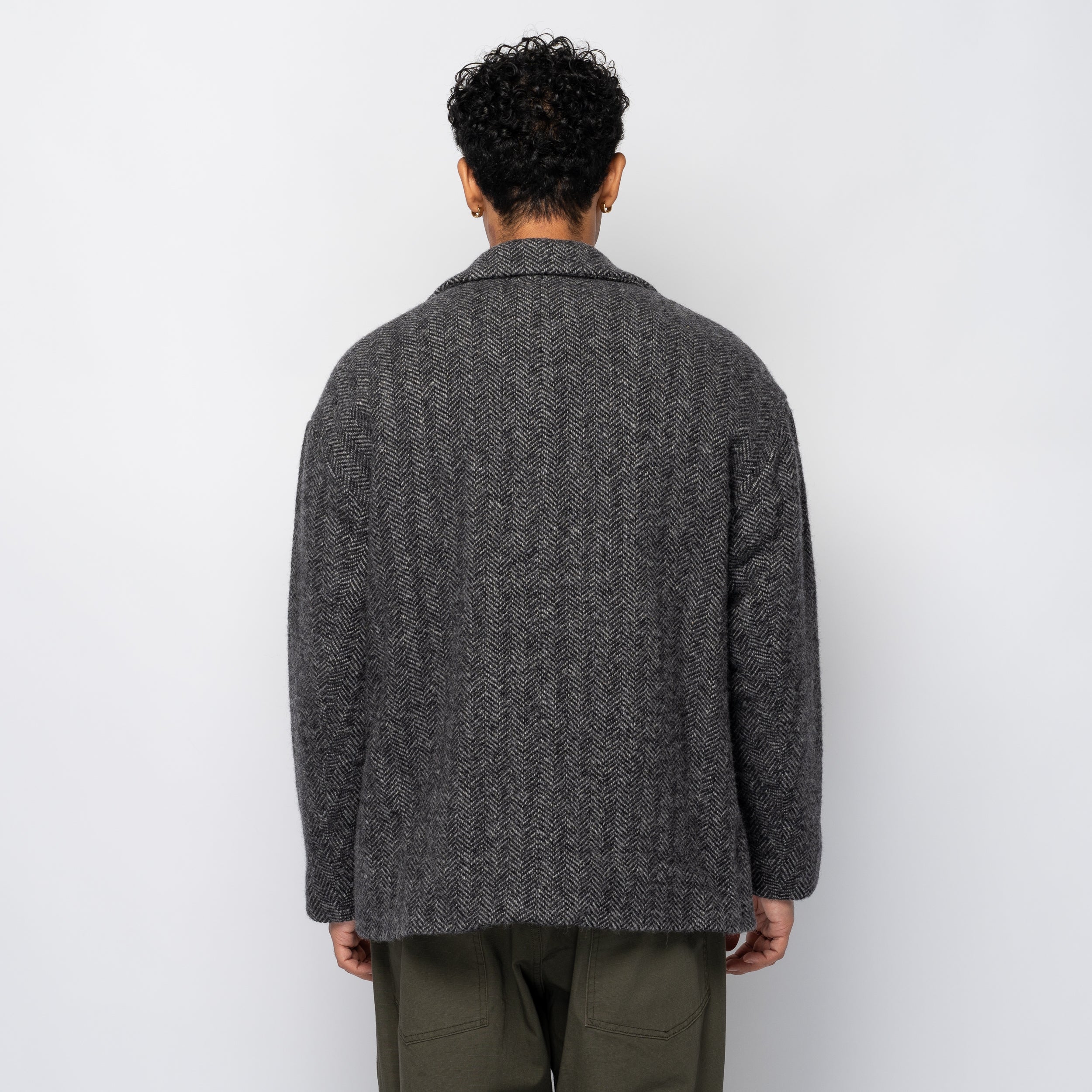 Wool Relaxed Jacket Herringbone 1007SAWJK05 – Capsule