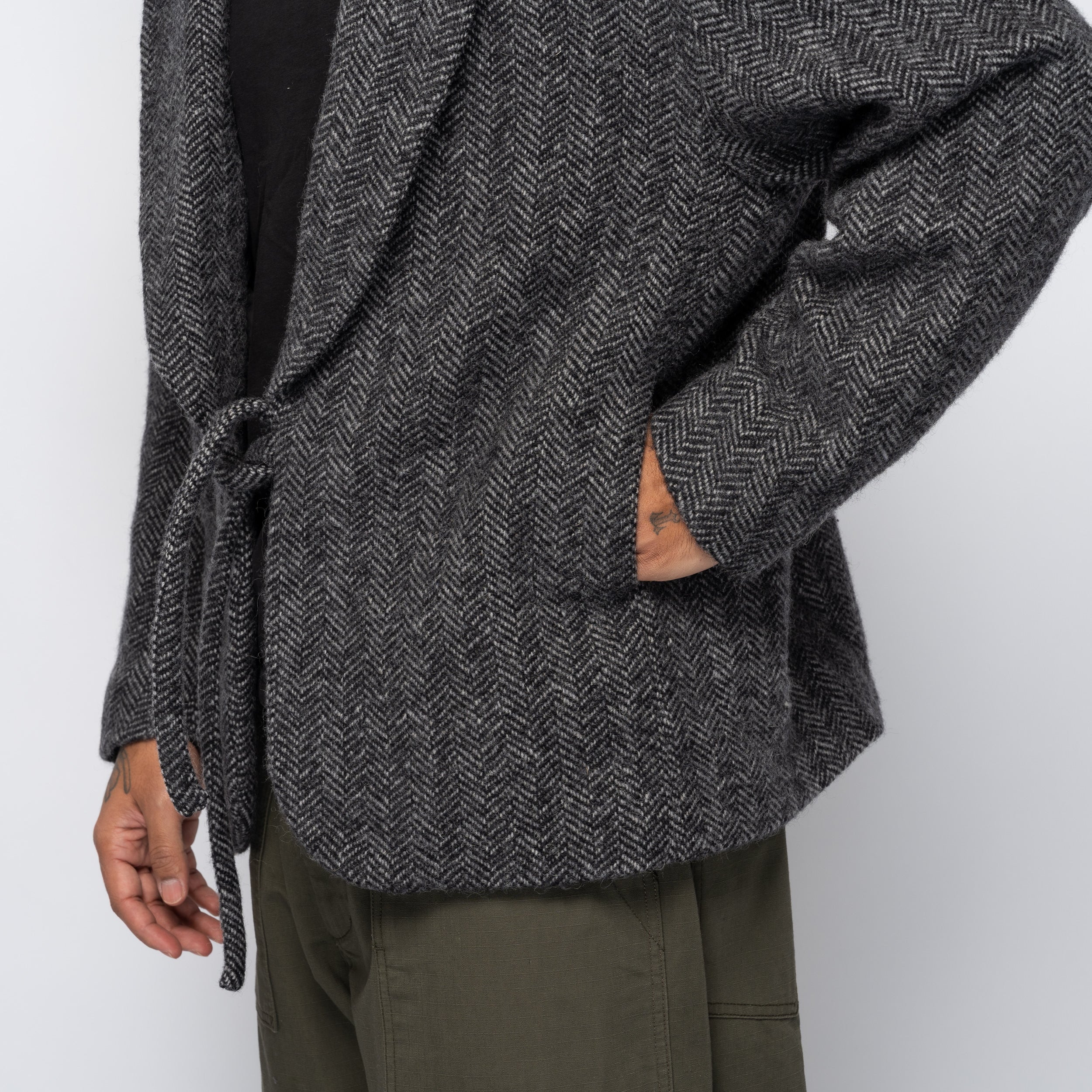 Wool Relaxed Jacket Herringbone 1007SAWJK05