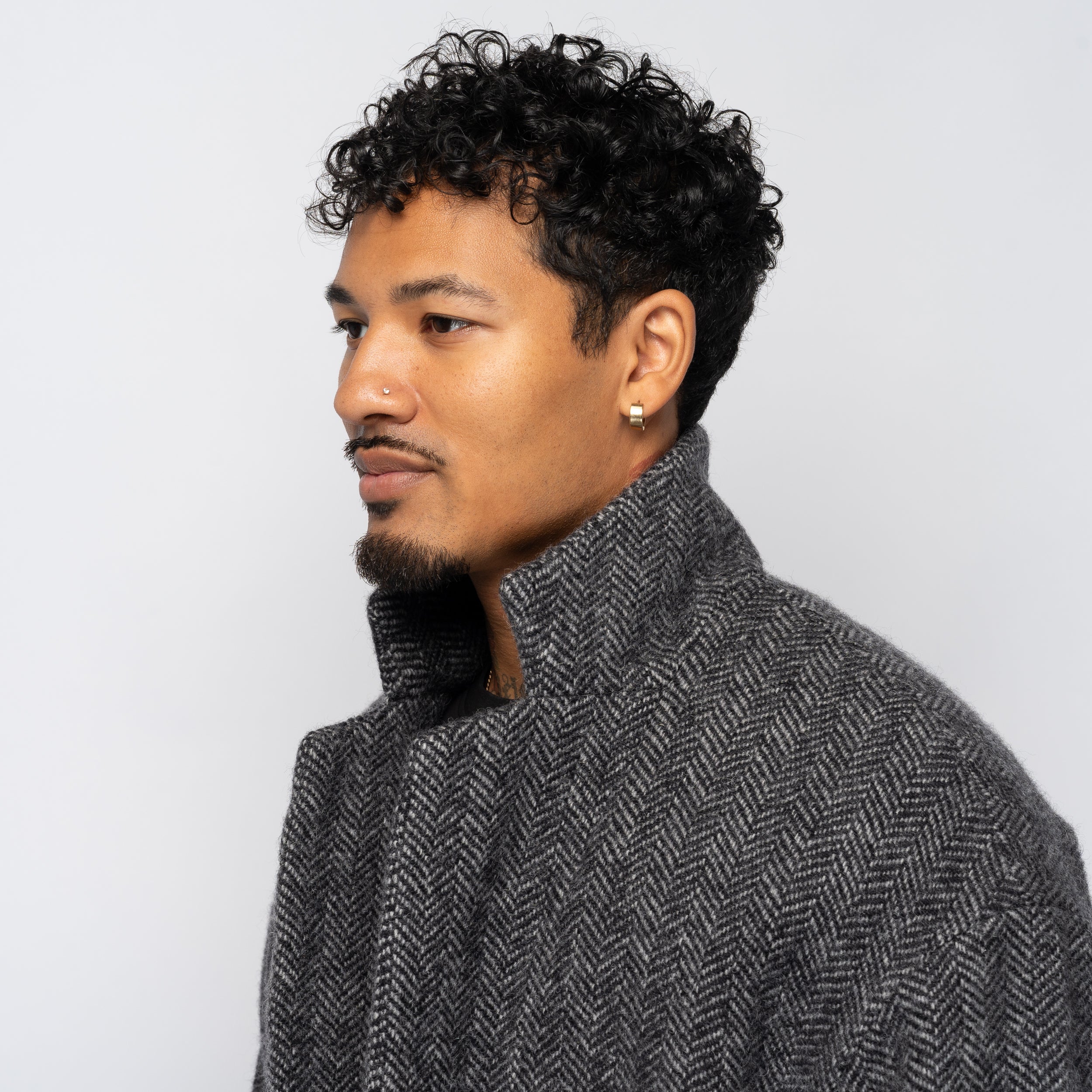 Wool Relaxed Jacket Herringbone 1007SAWJK05 – Capsule