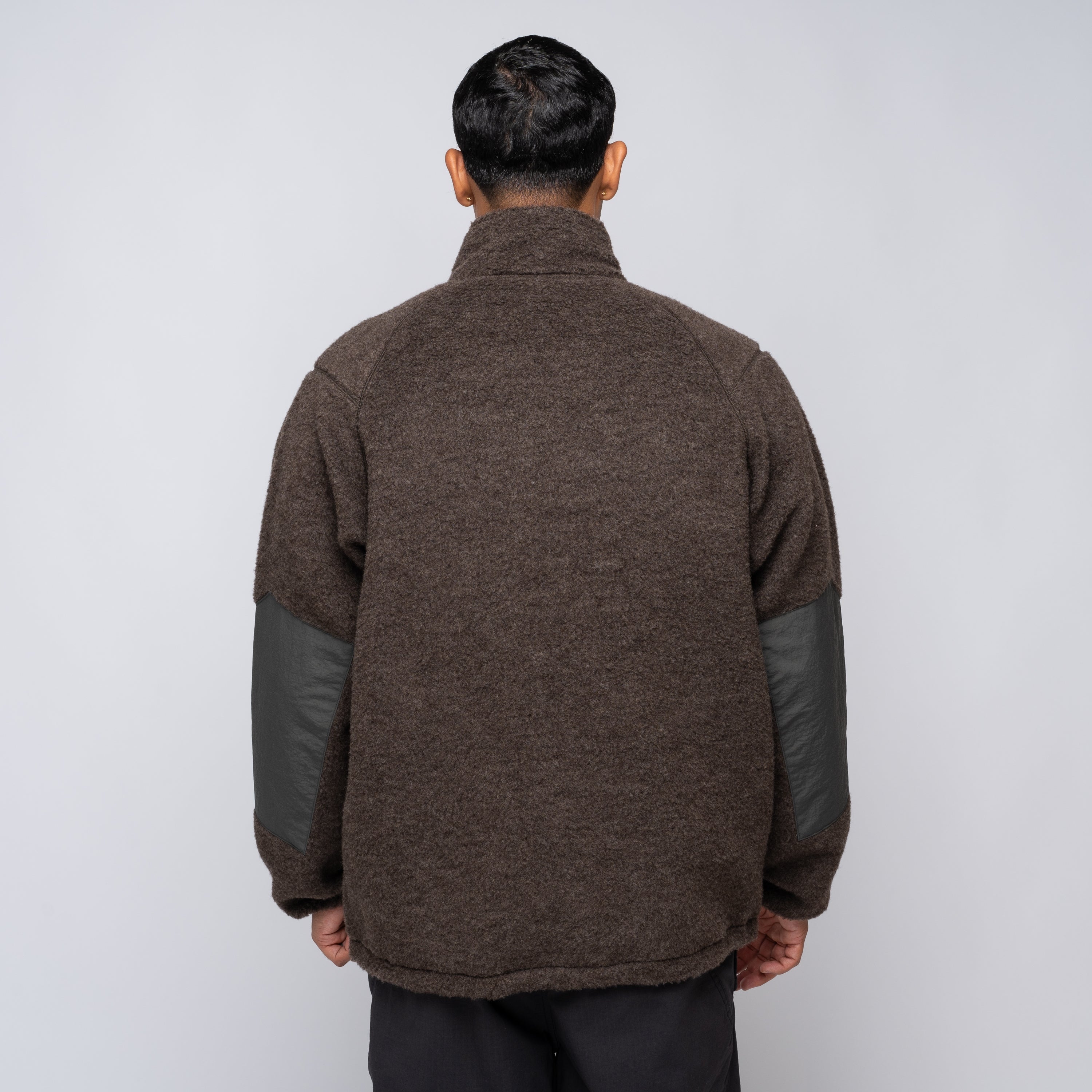 Wool Boa Fleece Full Zip Jacket Mix Brown GL34312 – Capsule Wool Boa Fleece Full Zip Jacket Mix Brown GL34312 – Capsule