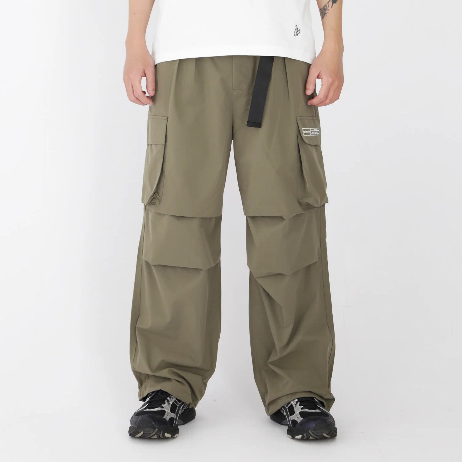 FR2 Cargo Pants Washer Ripstop Wide Cargo Pants – #FR2