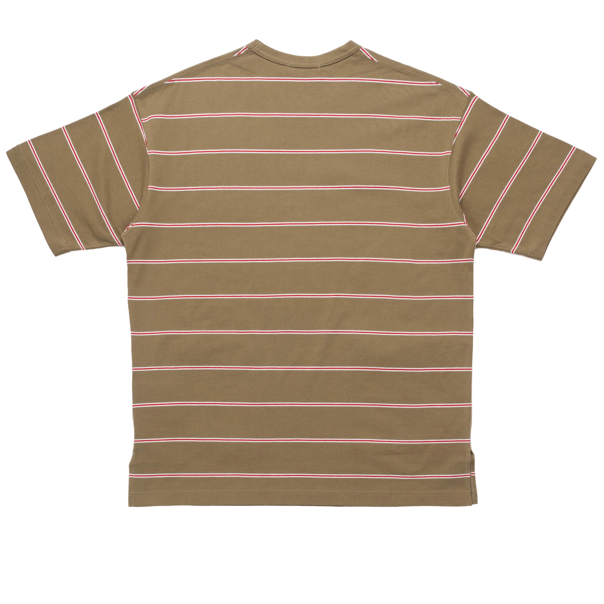 CdGH Striped T-Shirt HK-T022-051-1 Khaki
