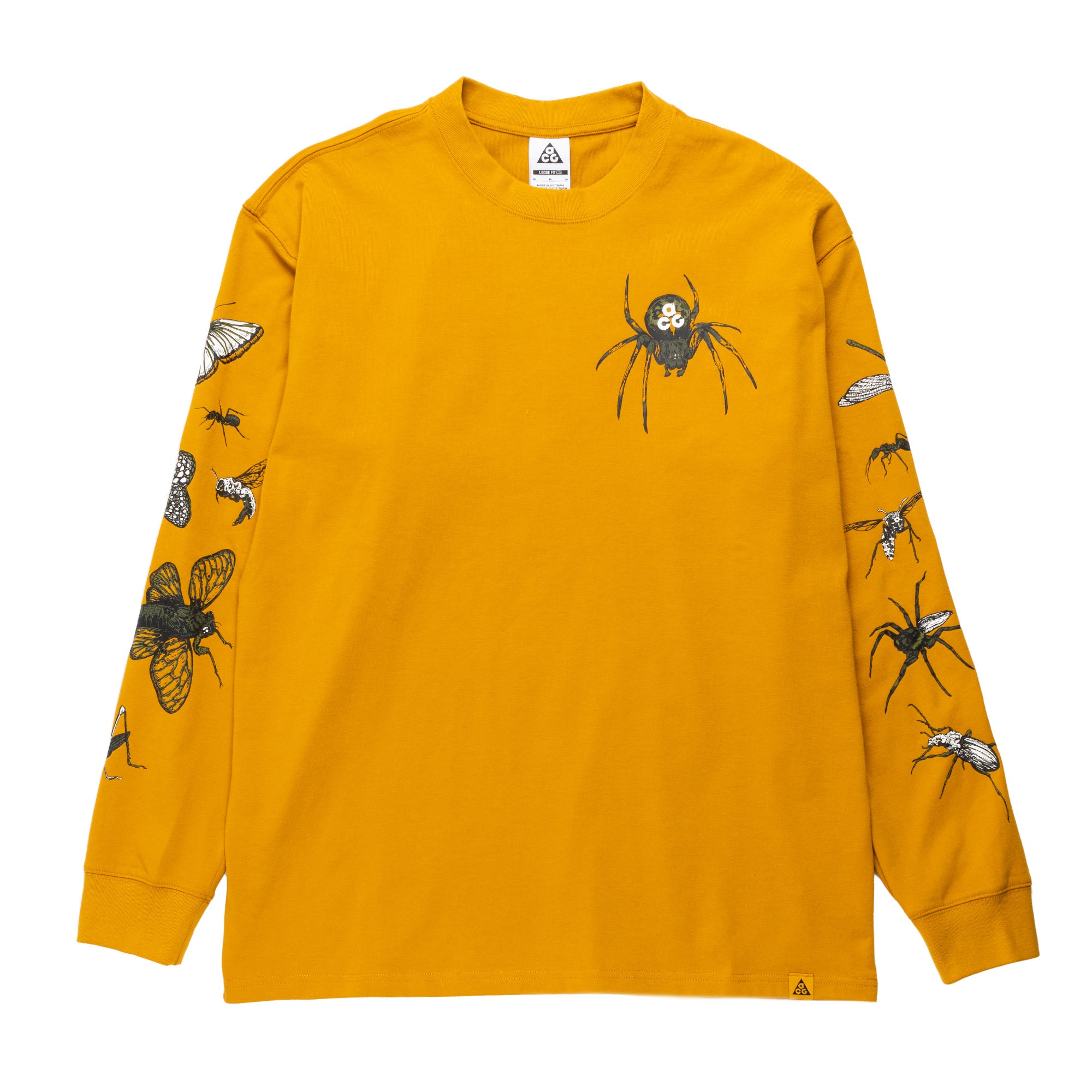 海外限定】NIKE ACG INSECTS TEE 海外Lサイズ マスタード