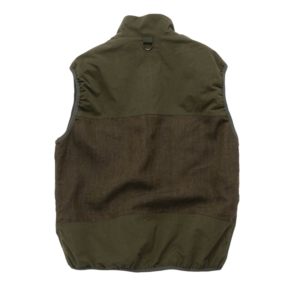 CdGH Technical Linen Vest HK-J030-051-1 Olive