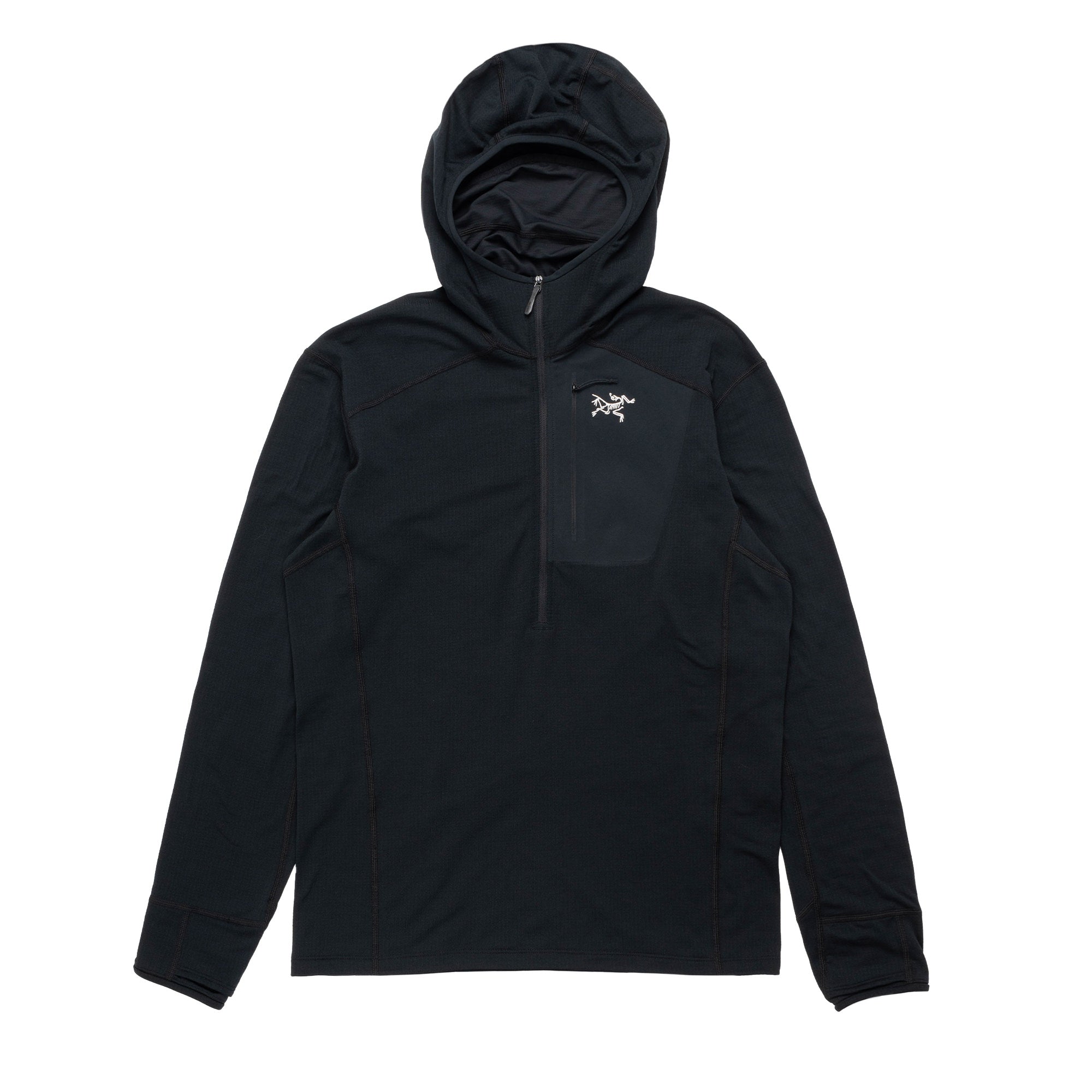 Delta 1/2 Zip Hoody X000005488 Black – Capsule