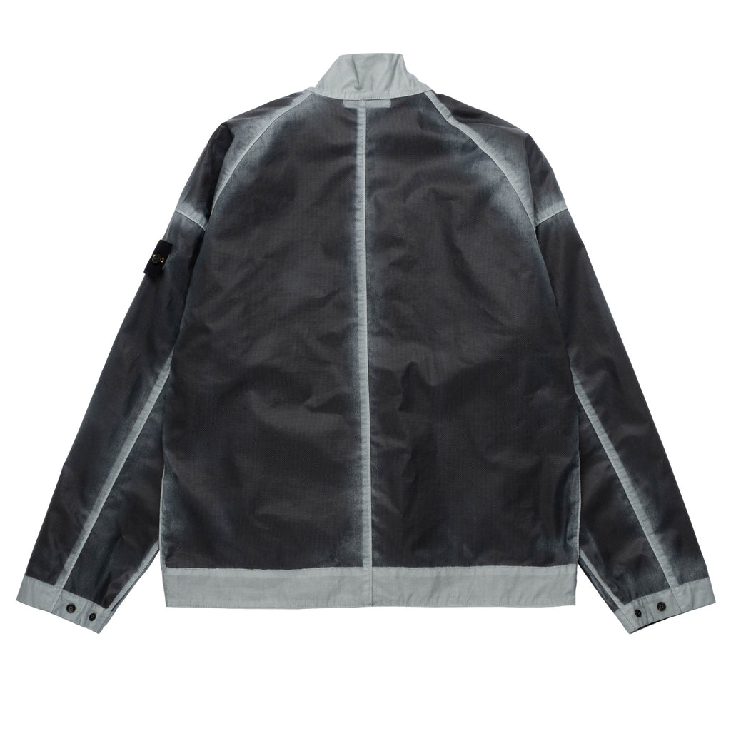 Hand Sprayed Mussola Biker Jacket 7815431T1 Sky Blue