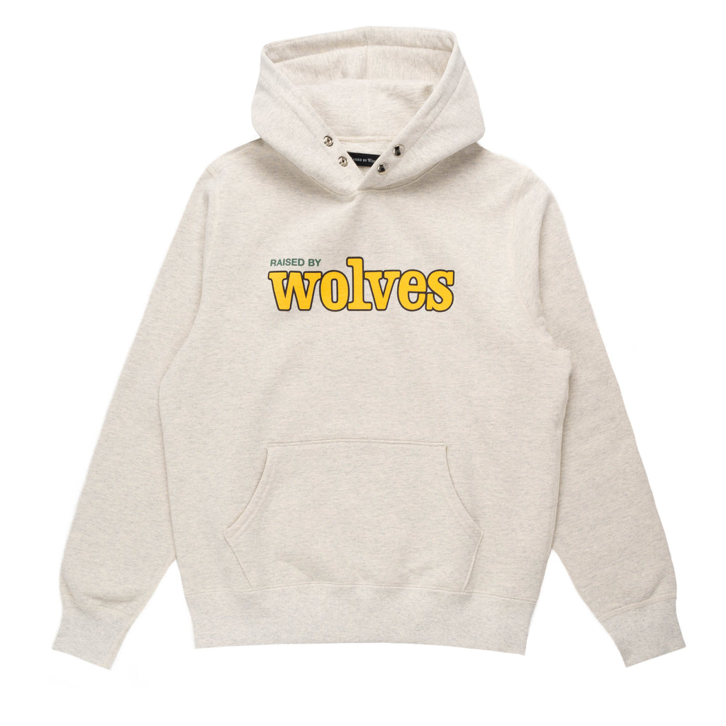 Team Lettering Snap Hoodie Ash