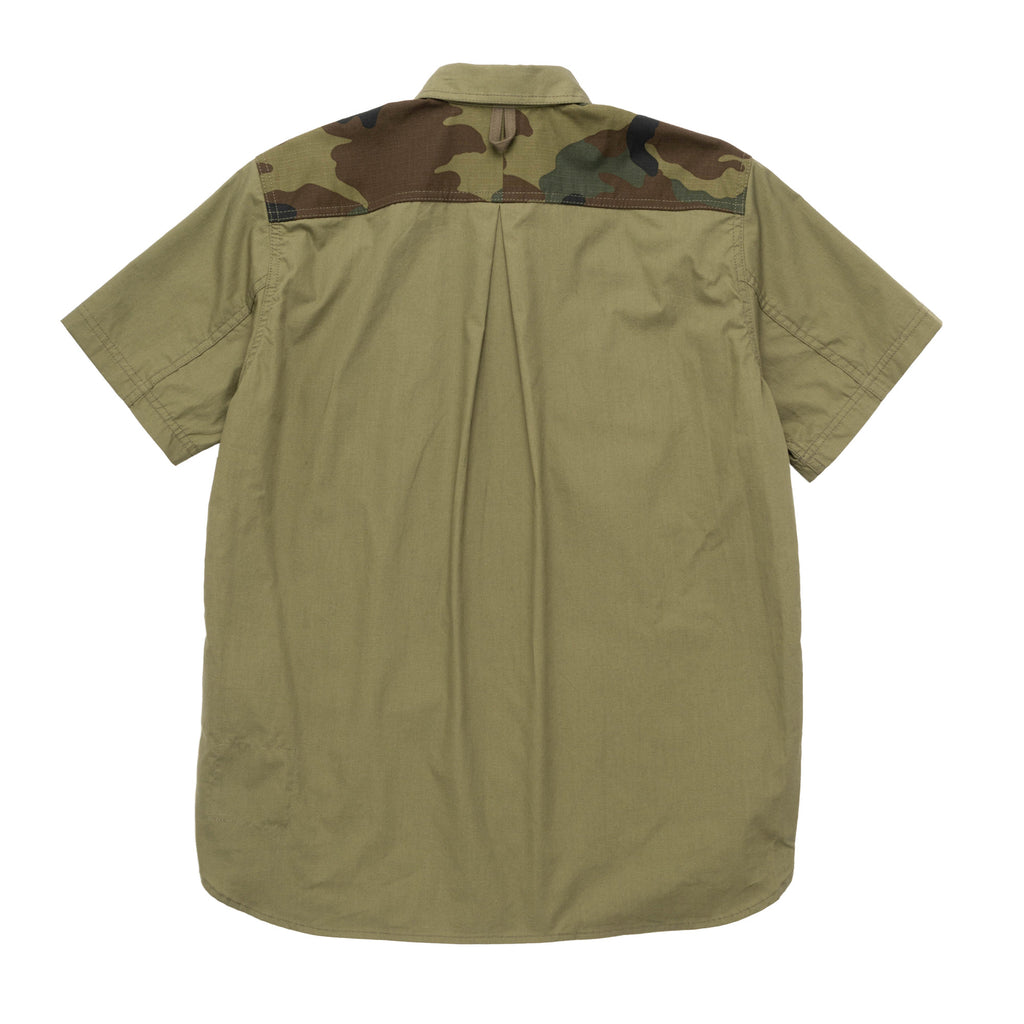 Basquiat Cotton Shirt WK-B019-051-1 Olive