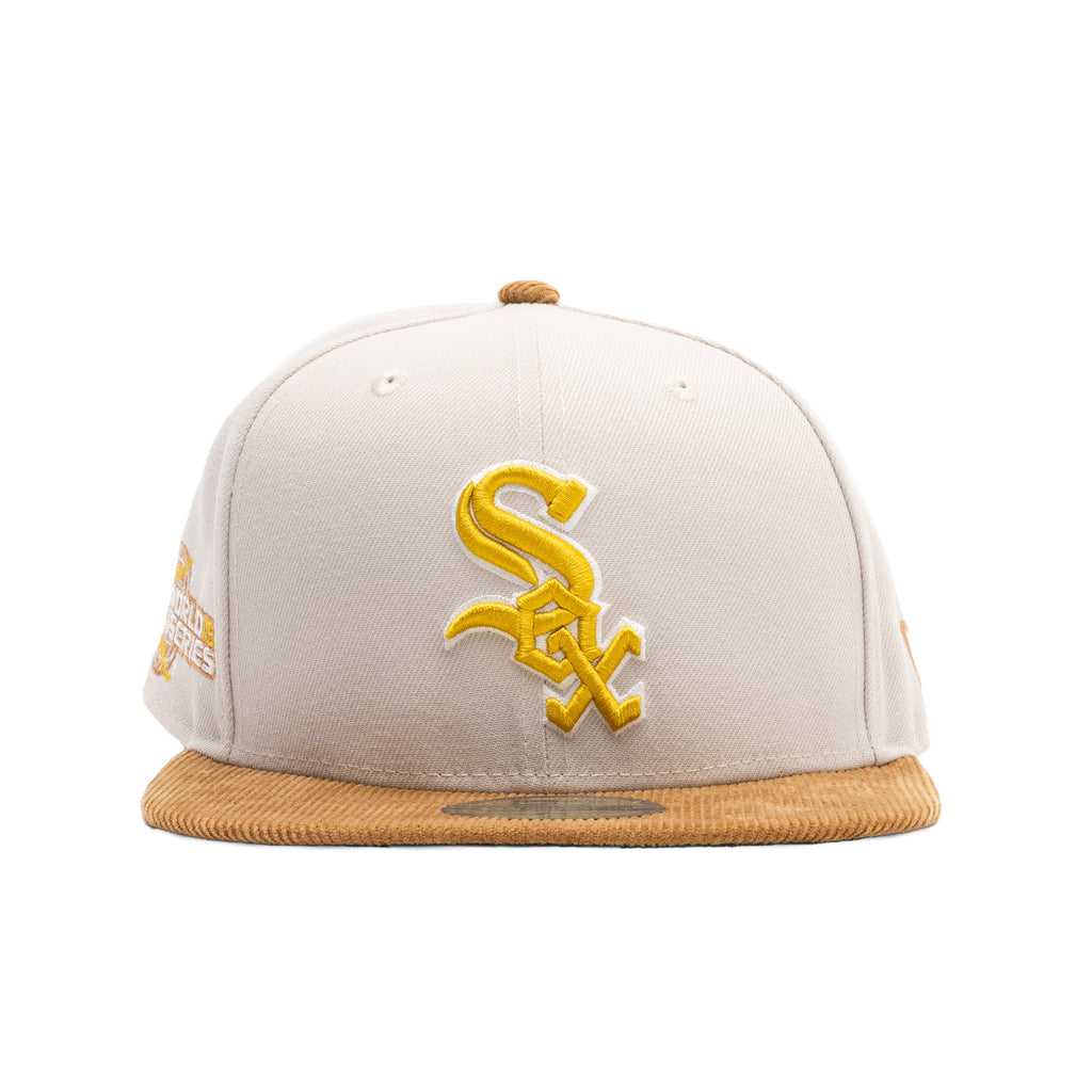 White Sox Cord Visor 05 WS Tan