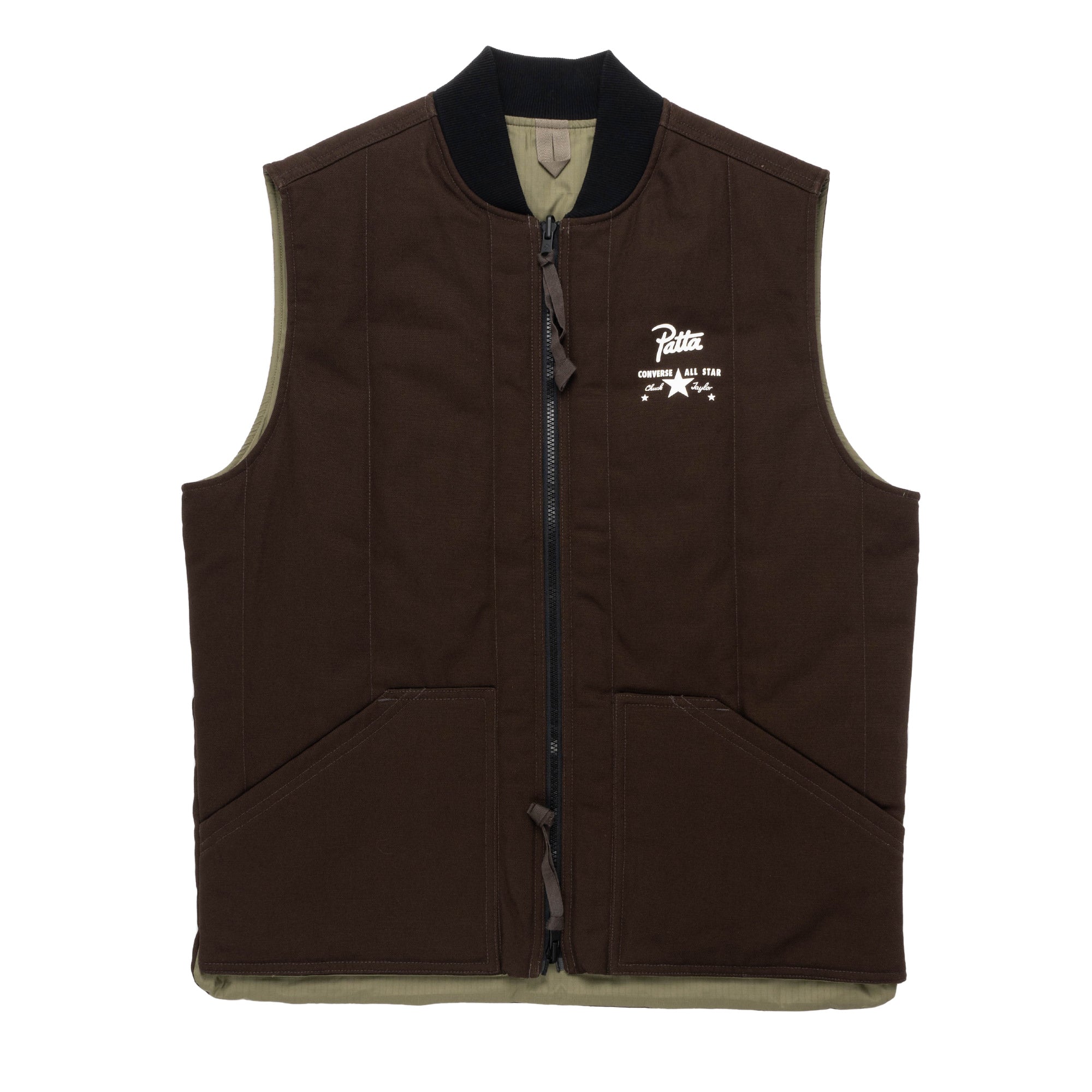 Converse x Patta Utility Reversible Vest 10024665 A01 Dark Brown