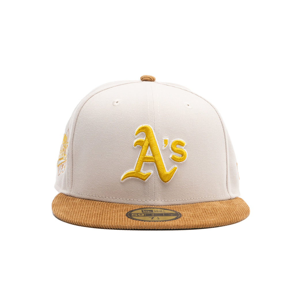 Oakland A's Cord Visor 89 WS Tan