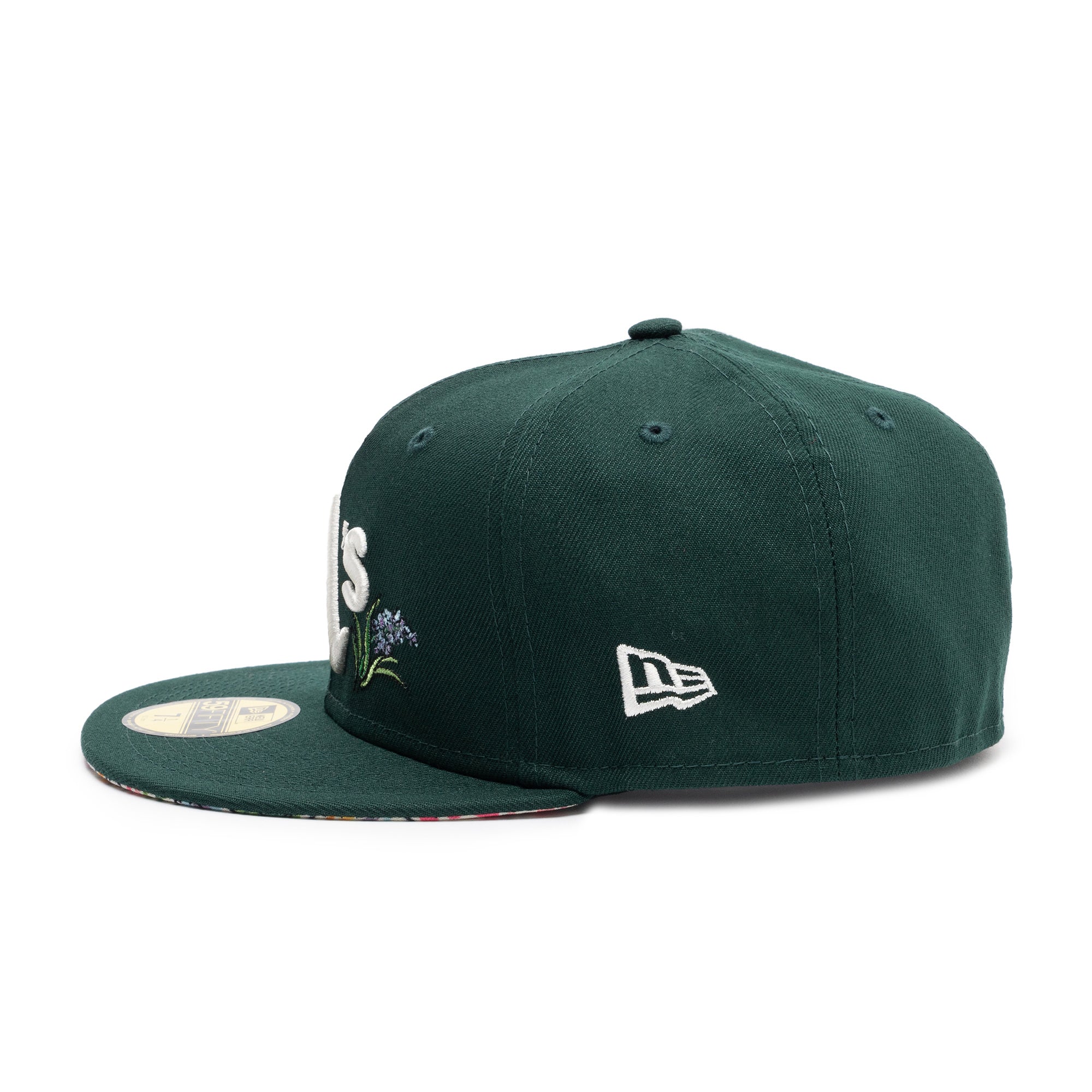 Oakland A's Watercolor Floral Green