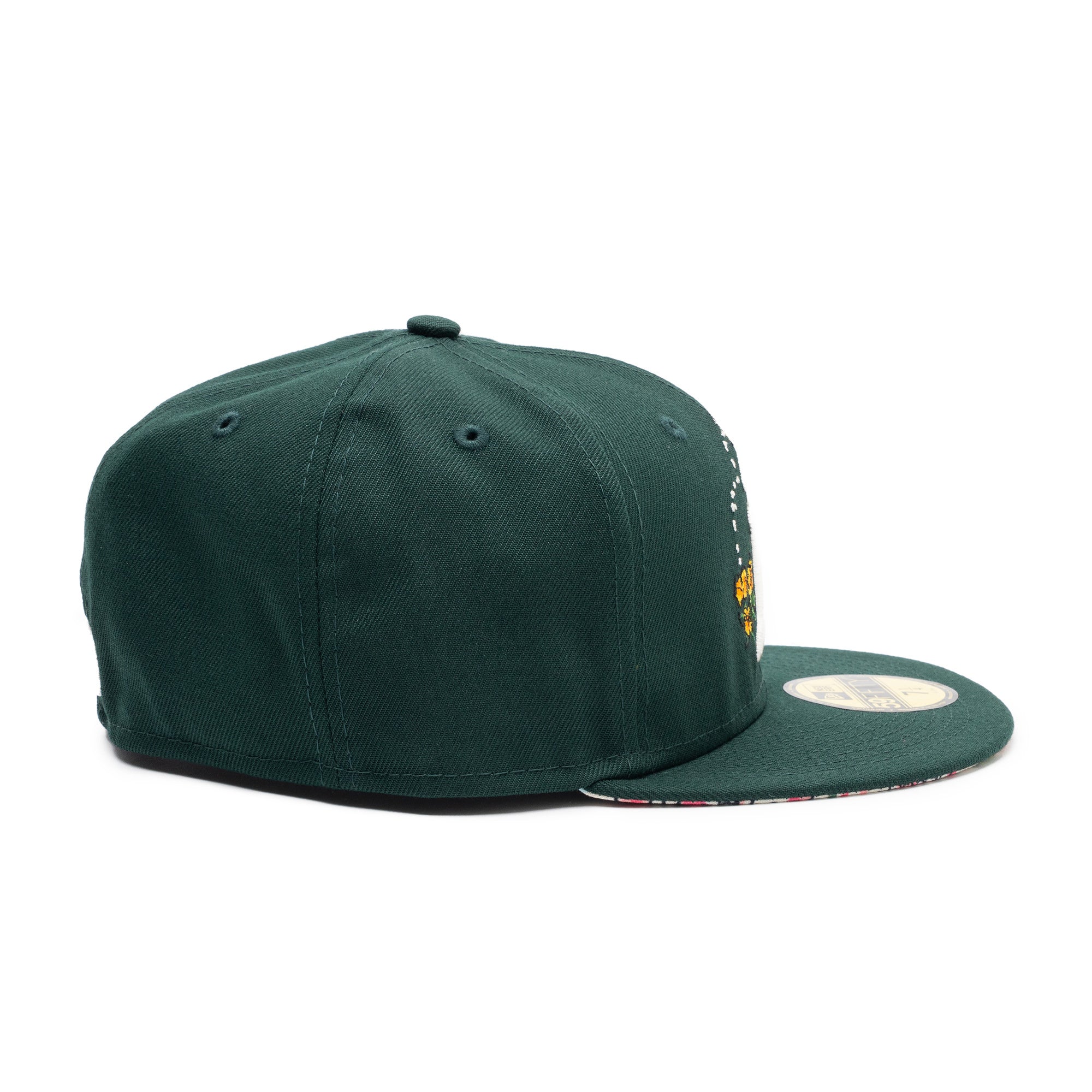 Oakland A's Watercolor Floral Green