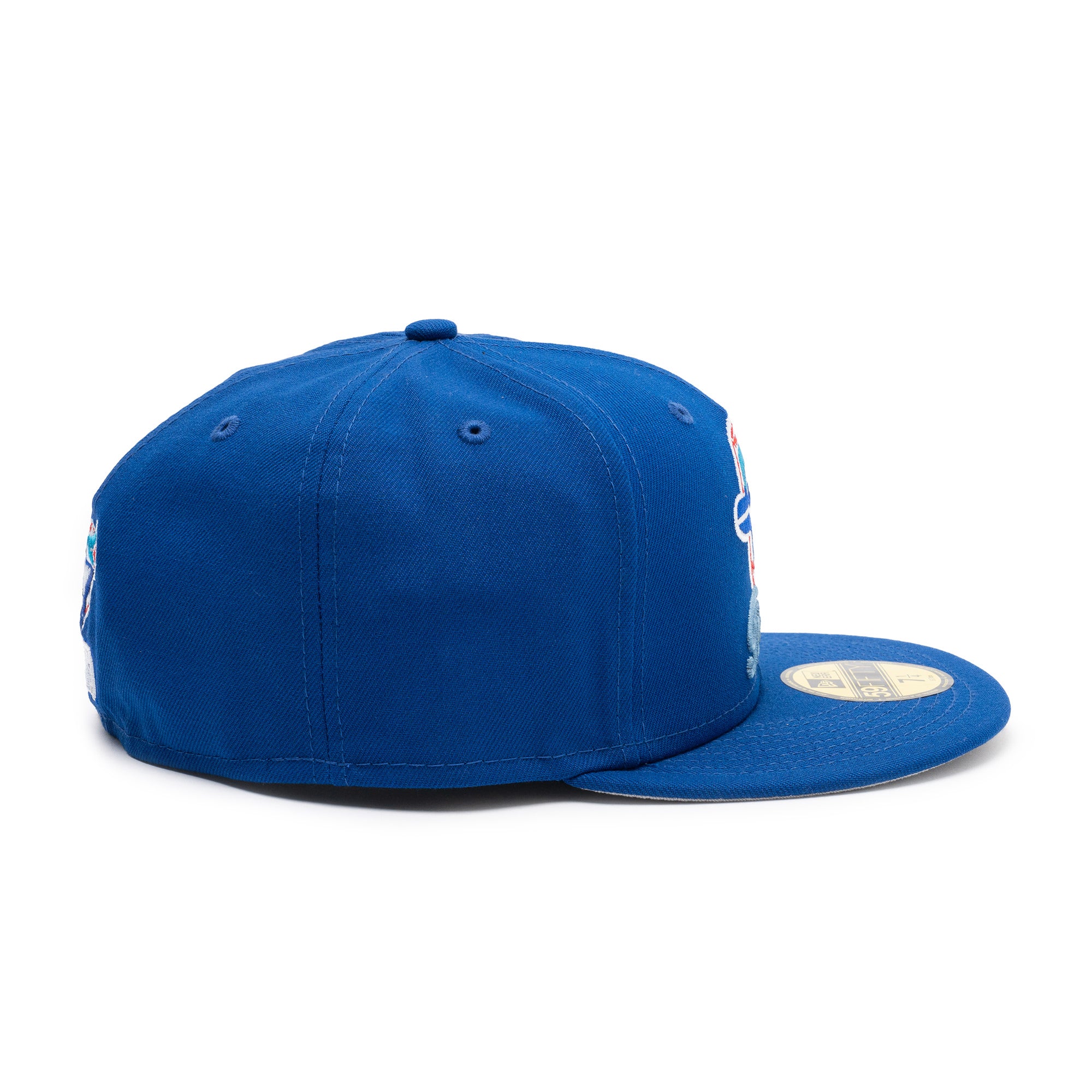 Blue Jays Dual Logo Fitted Blue