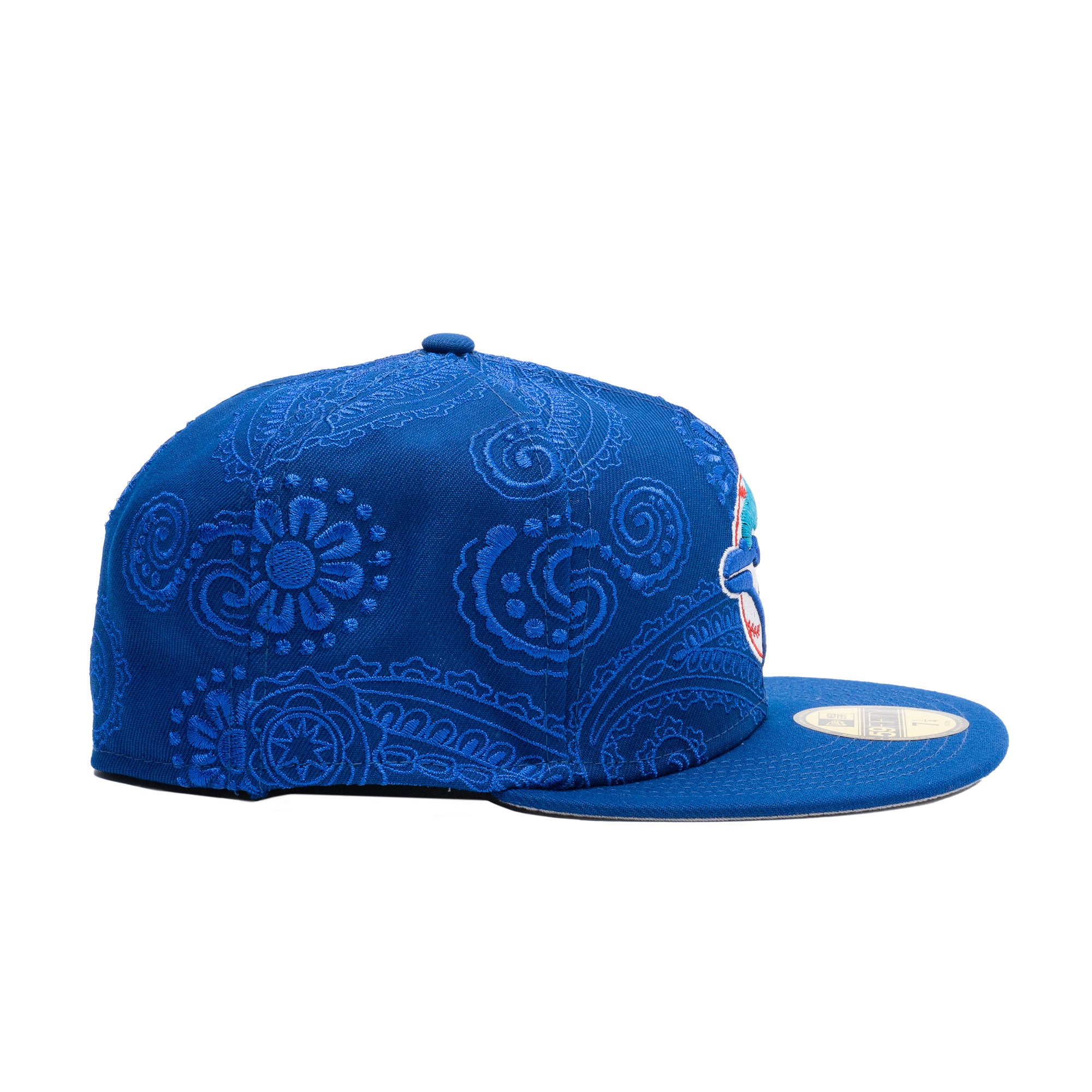 Blue Jays Swirl Stitching