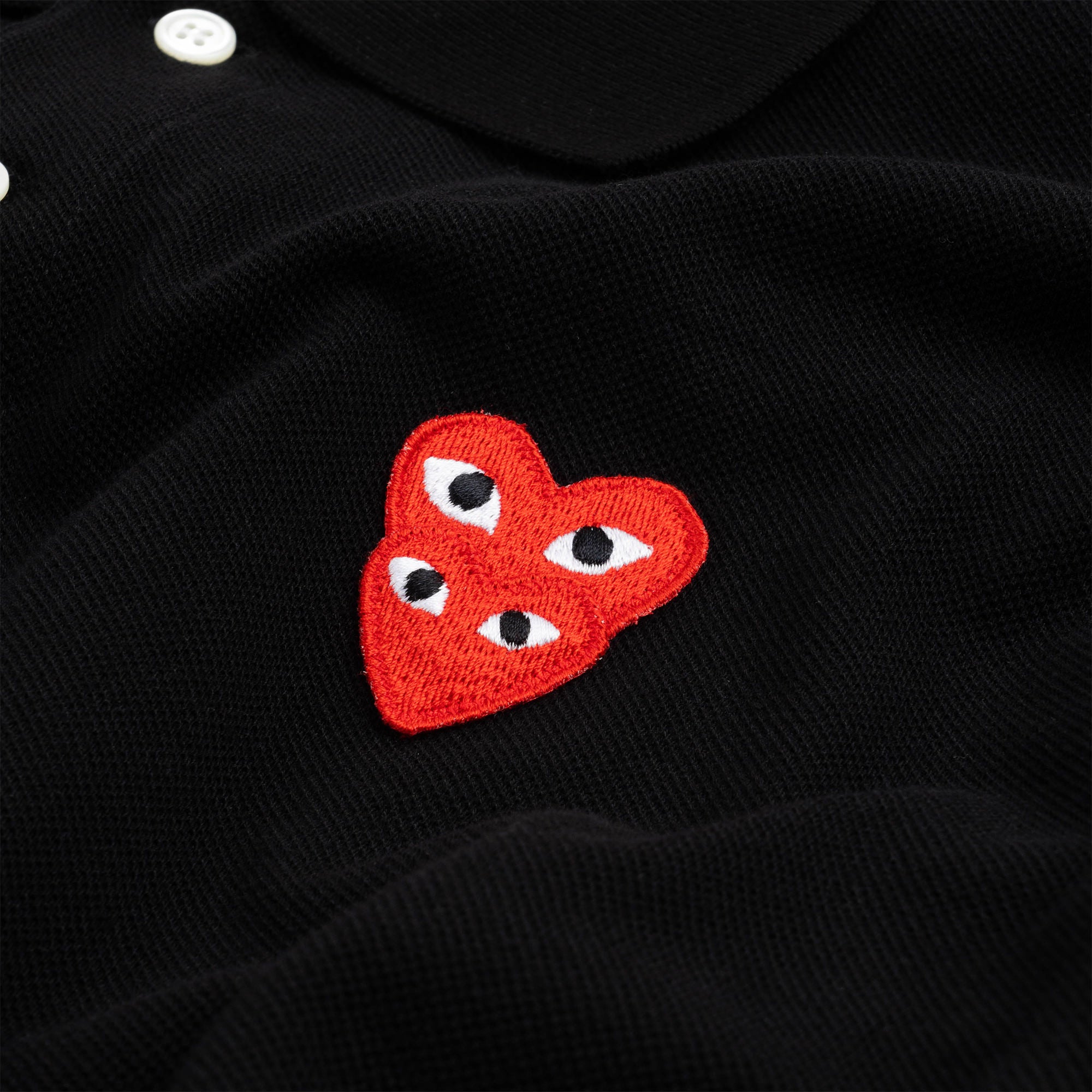 Comme des Garçons Play Heart Logo Polo Shirt