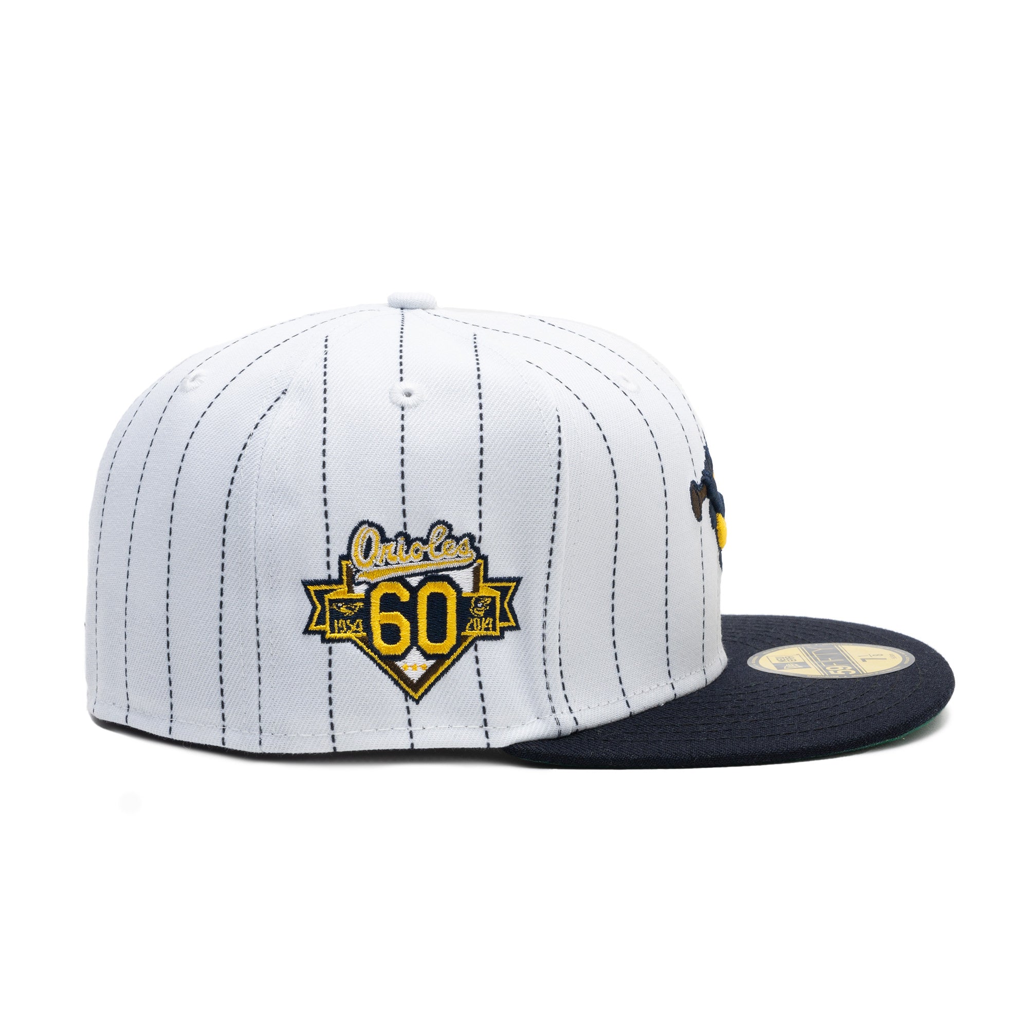 BMore Orioles 60th Anni. Stripe White