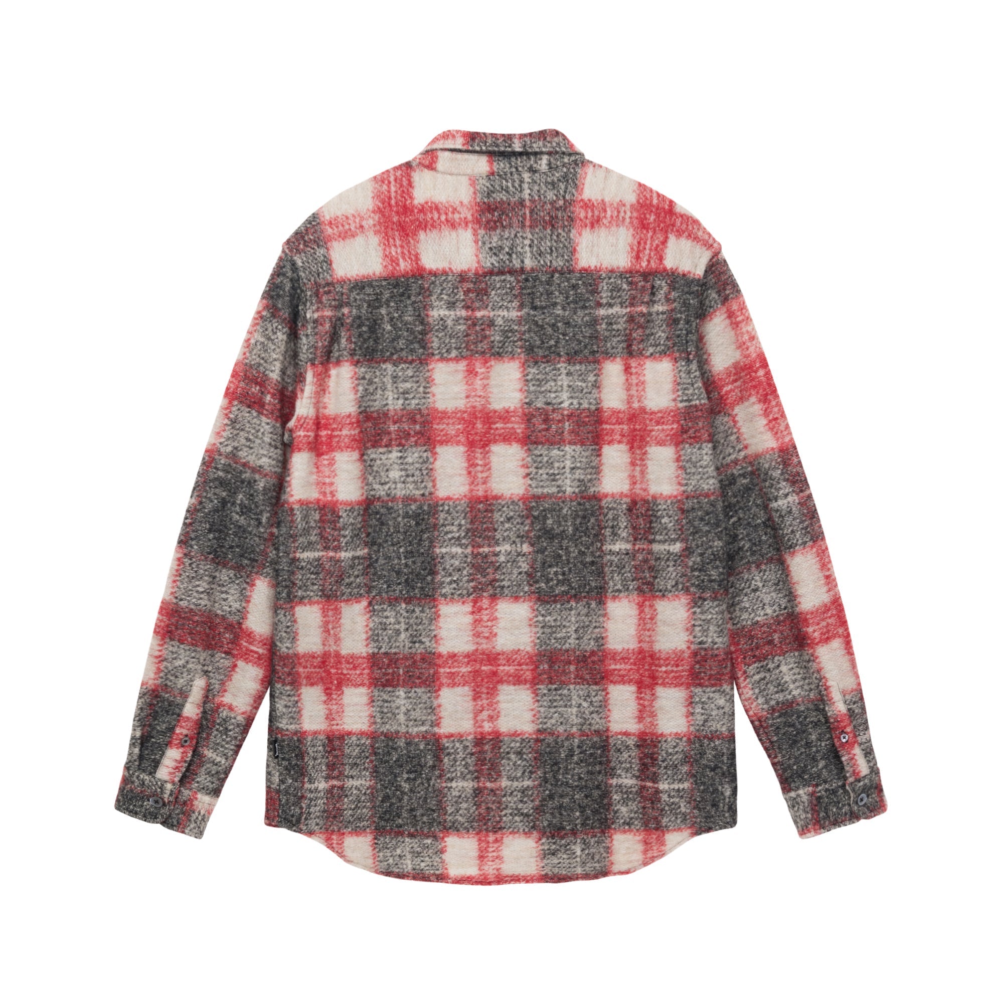 Plaid Knit Shirt 1110269 Red – Capsule