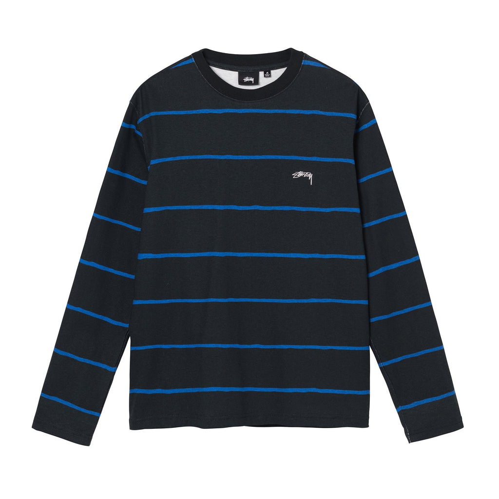Hand Drawn Stripe LS 1140286 Black