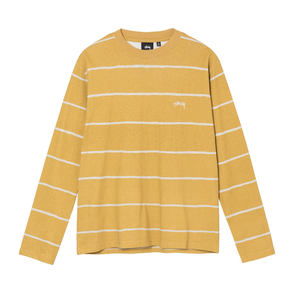 Hand Drawn Stripe LS 1140286 Mustard
