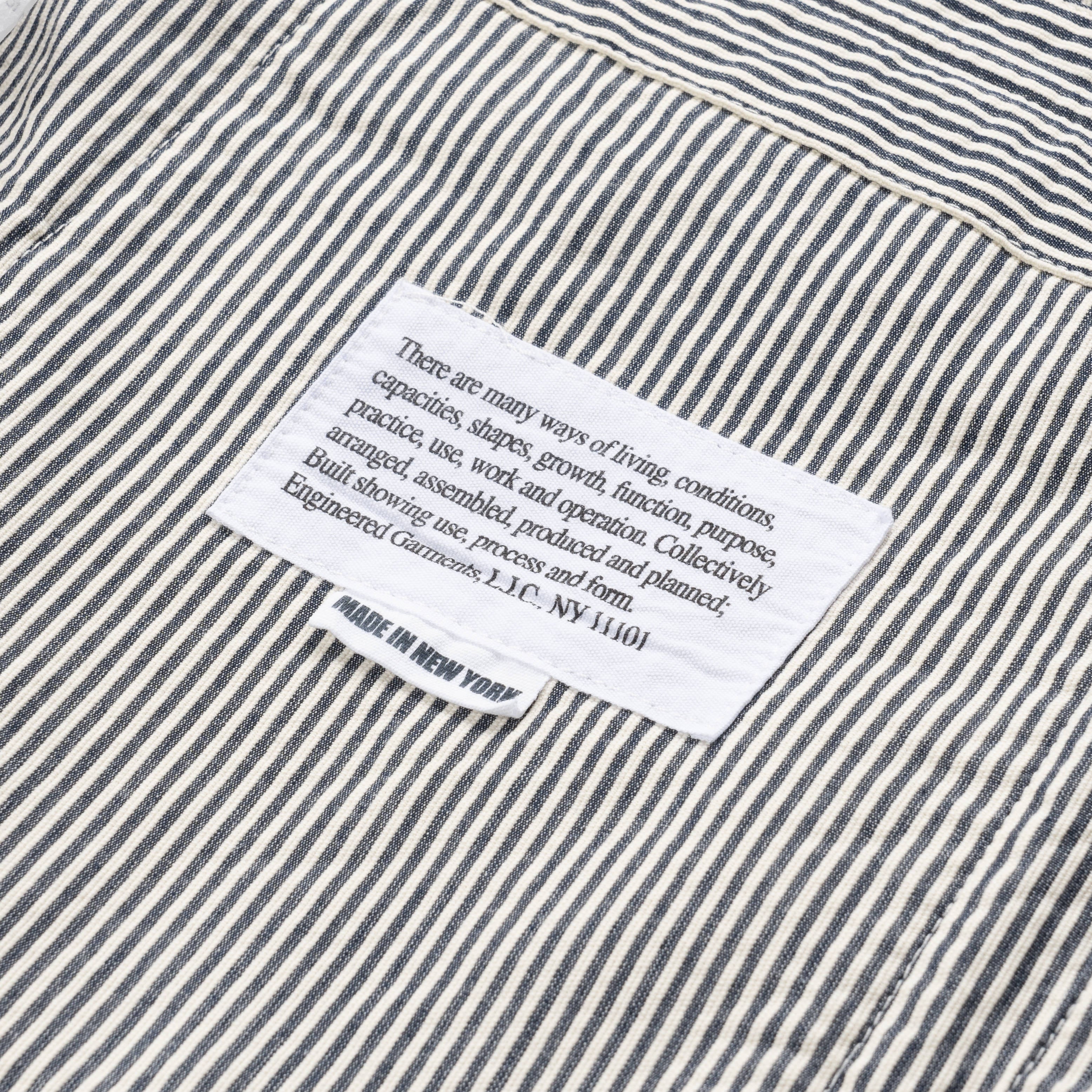 Loiter Jacket 23S1D001 Navy Seersucker Stripe