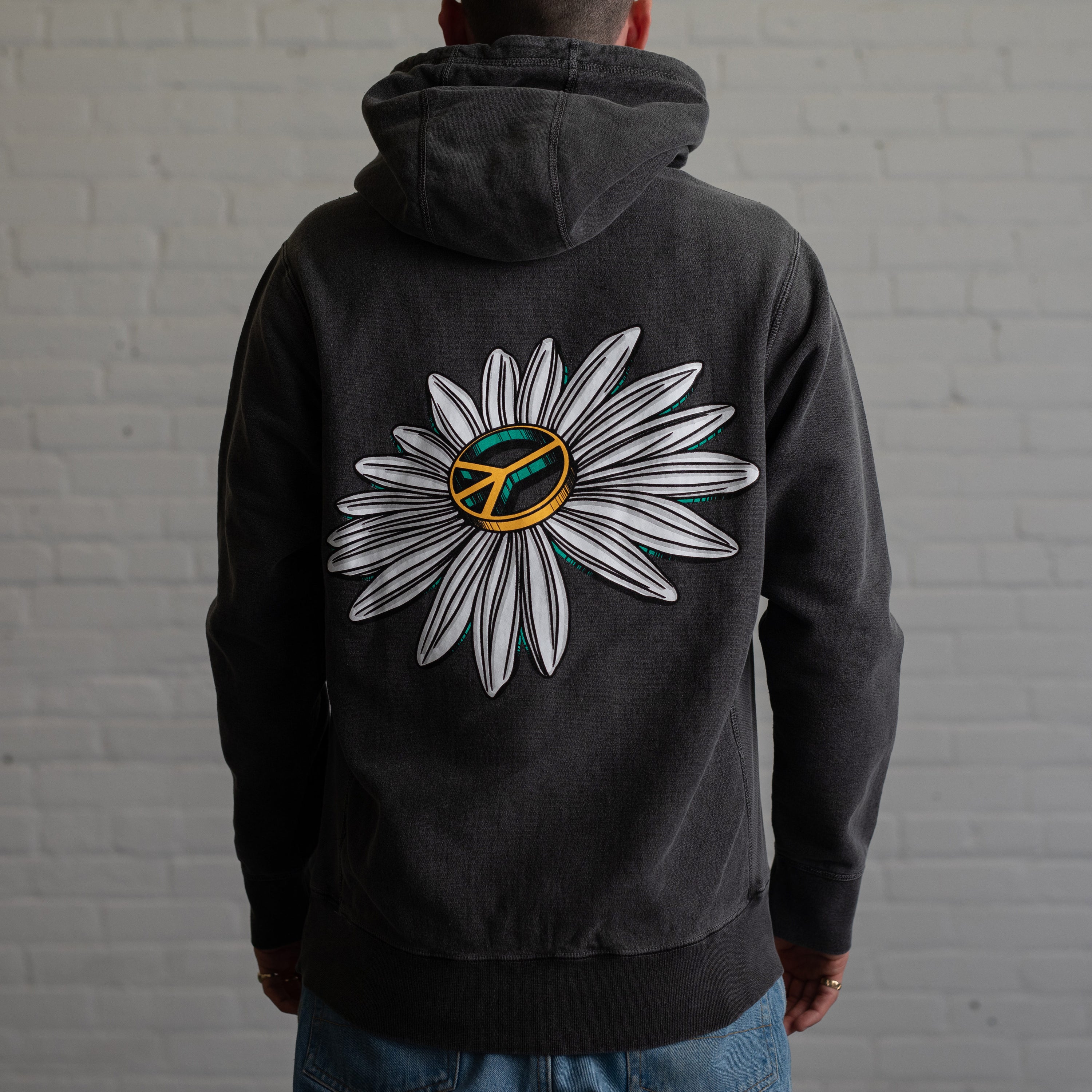 Daisy Hoodie Charcoal