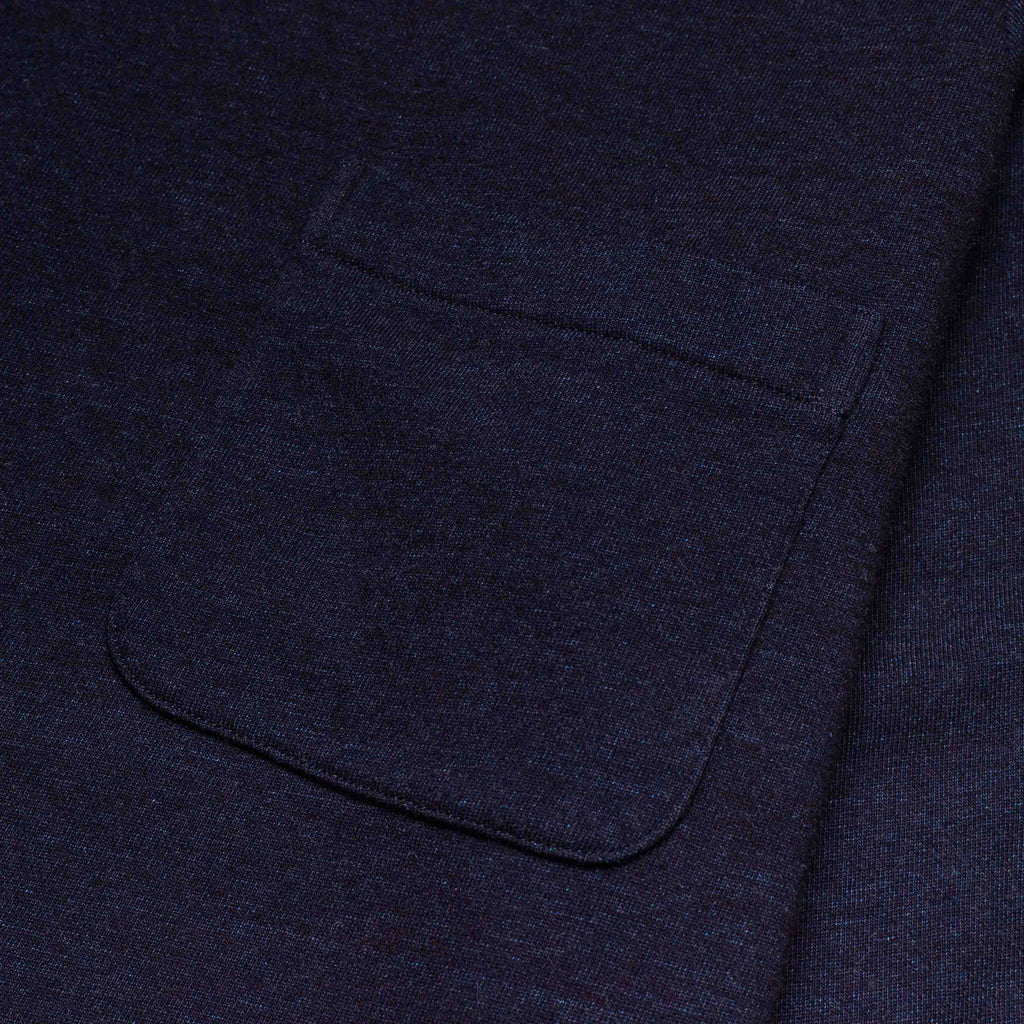 Split Back Crewneck 77136 Indigo