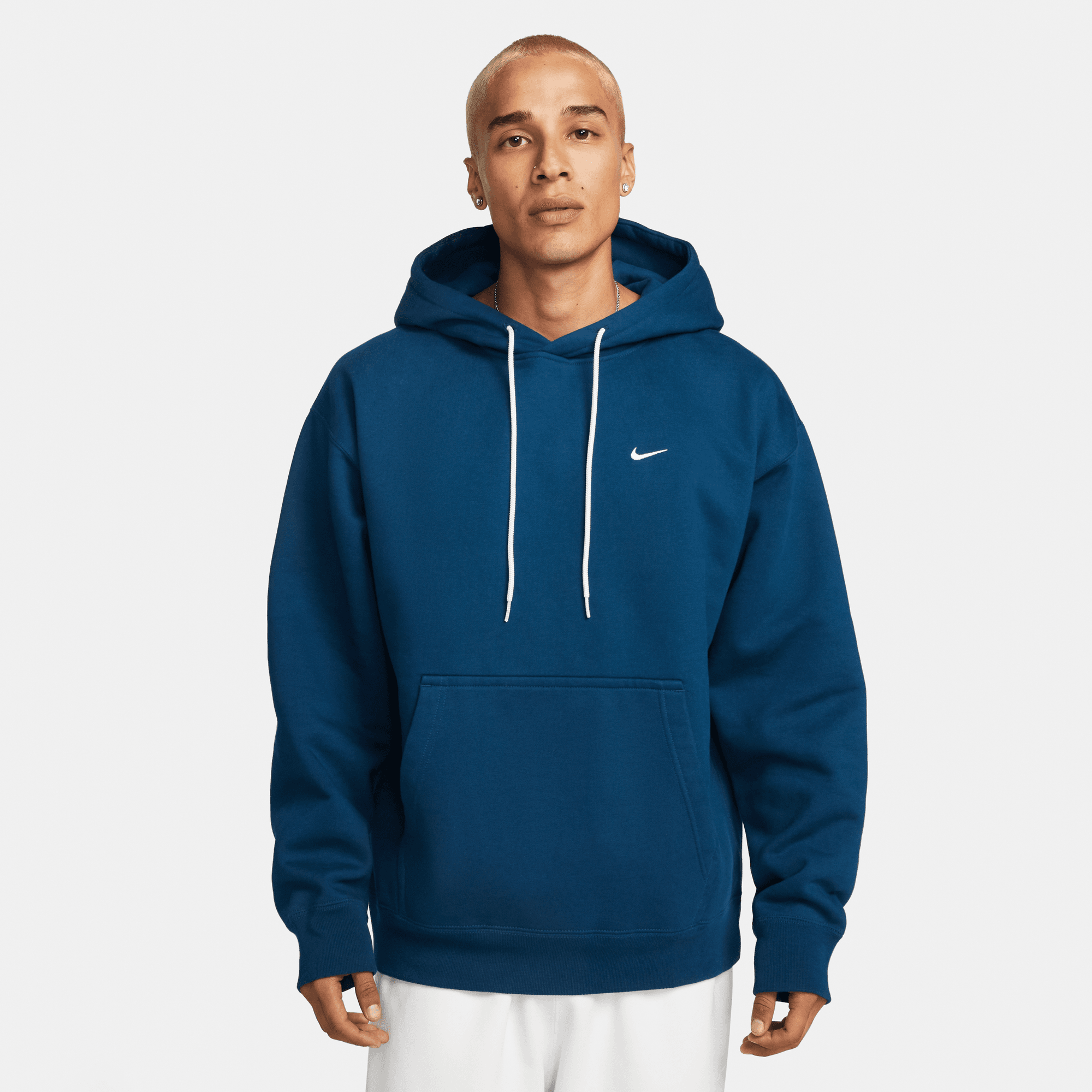 Nike Solo Swoosh Pullover CV0552-460 Valerian Blue